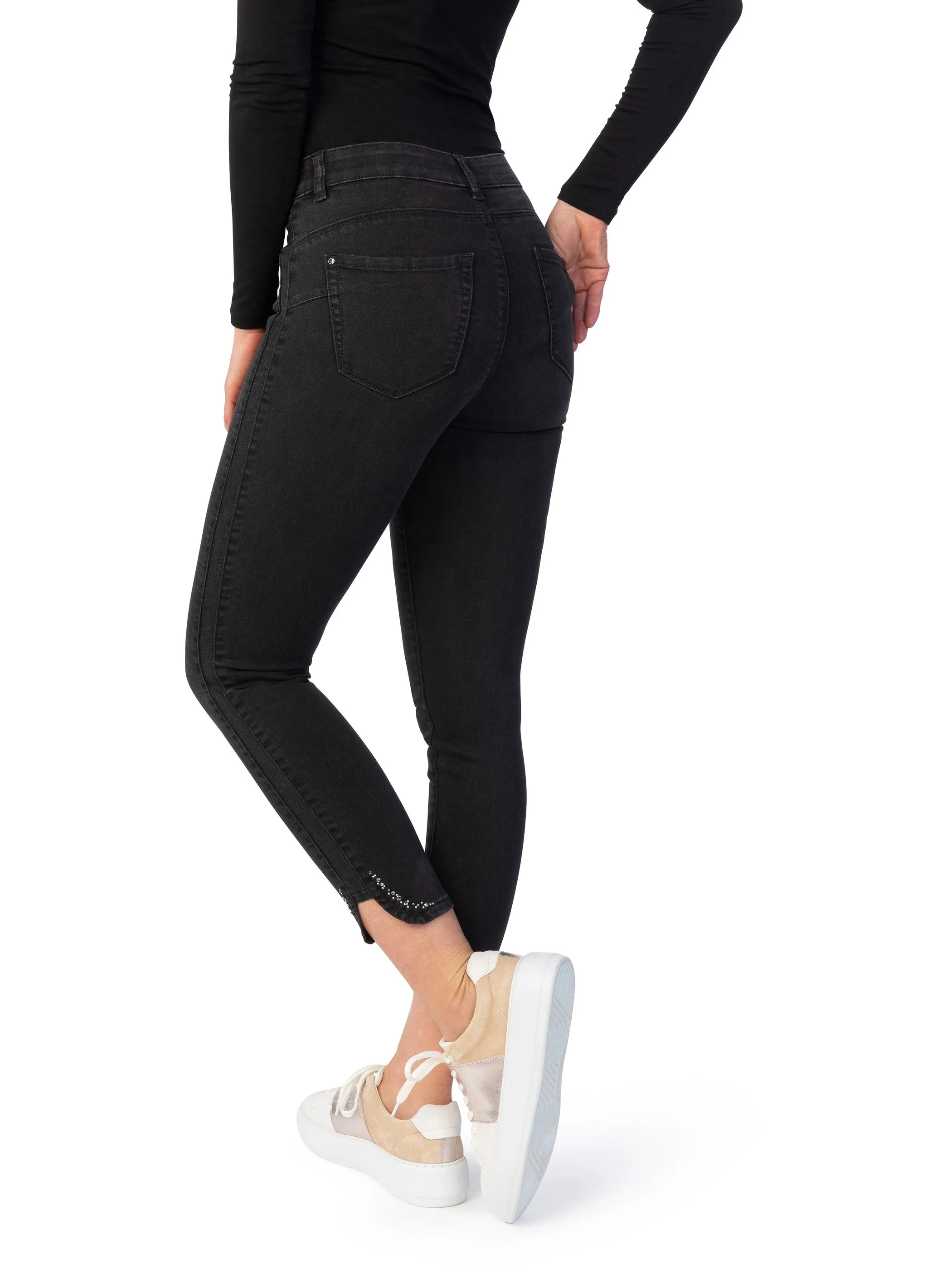 Stooker DOB 22600540007356 Da. Hosen lang, Schwarz 911347 7356 2