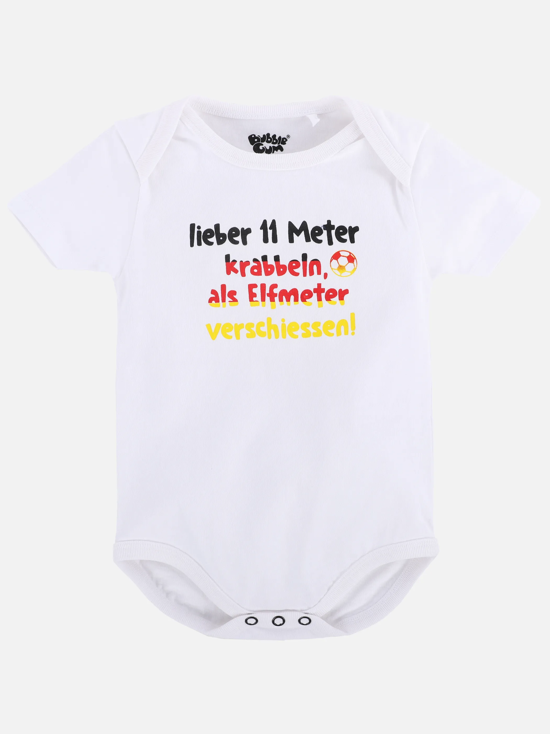 Bubble Gum Baby Fan Body mit Brustdruck Weiß 891845 11METER 1 Bubble Gum Baby Fan Body mit Brustdruck Weiß 891845 11METER 1