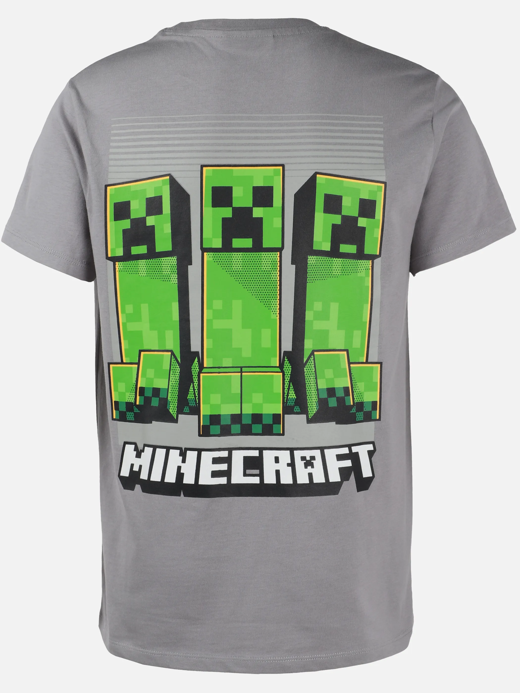 Minecraft JJ T-Shirt Minecraft front + backprint blaugrau Blau 919667 BLAUGRAU 2