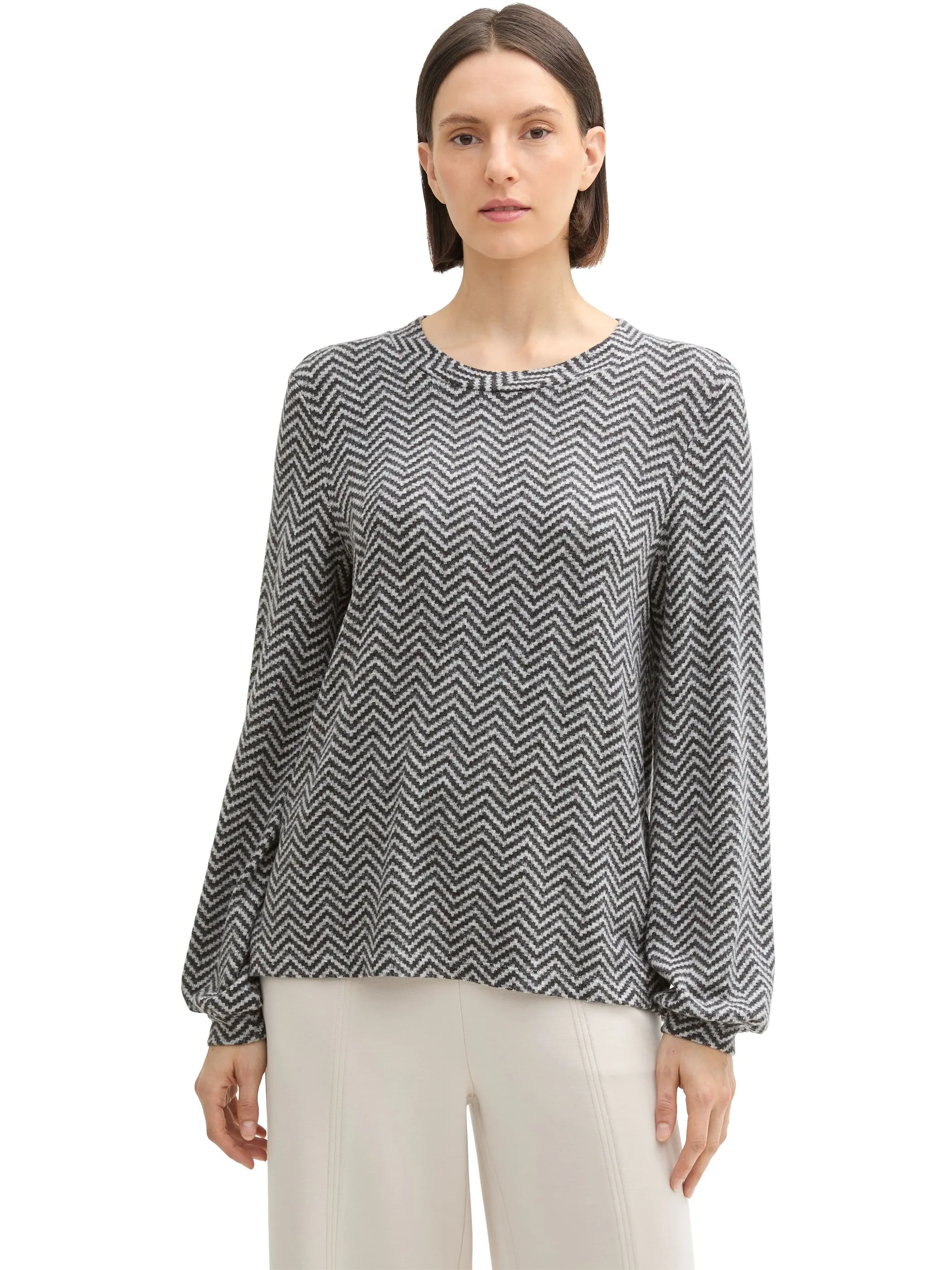 Tom Tailor 1044923 T-shirt cosy crew neck Blau 903060 36824 5