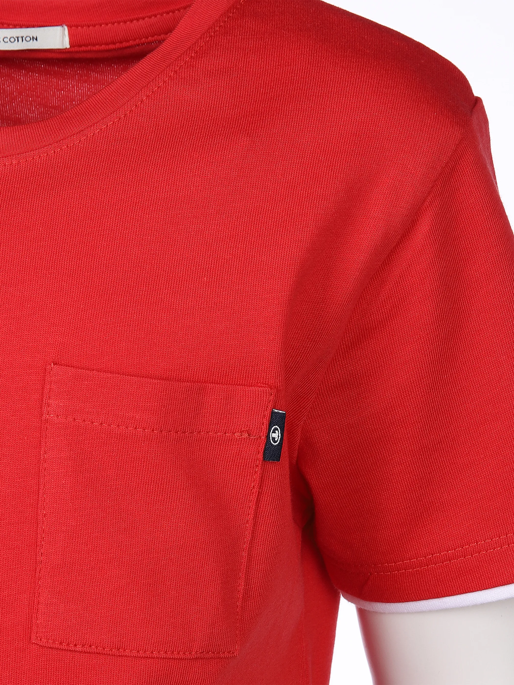 Tom Tailor 1031000 fake 2-in-1 t-shirt Rot 860546 11487 3