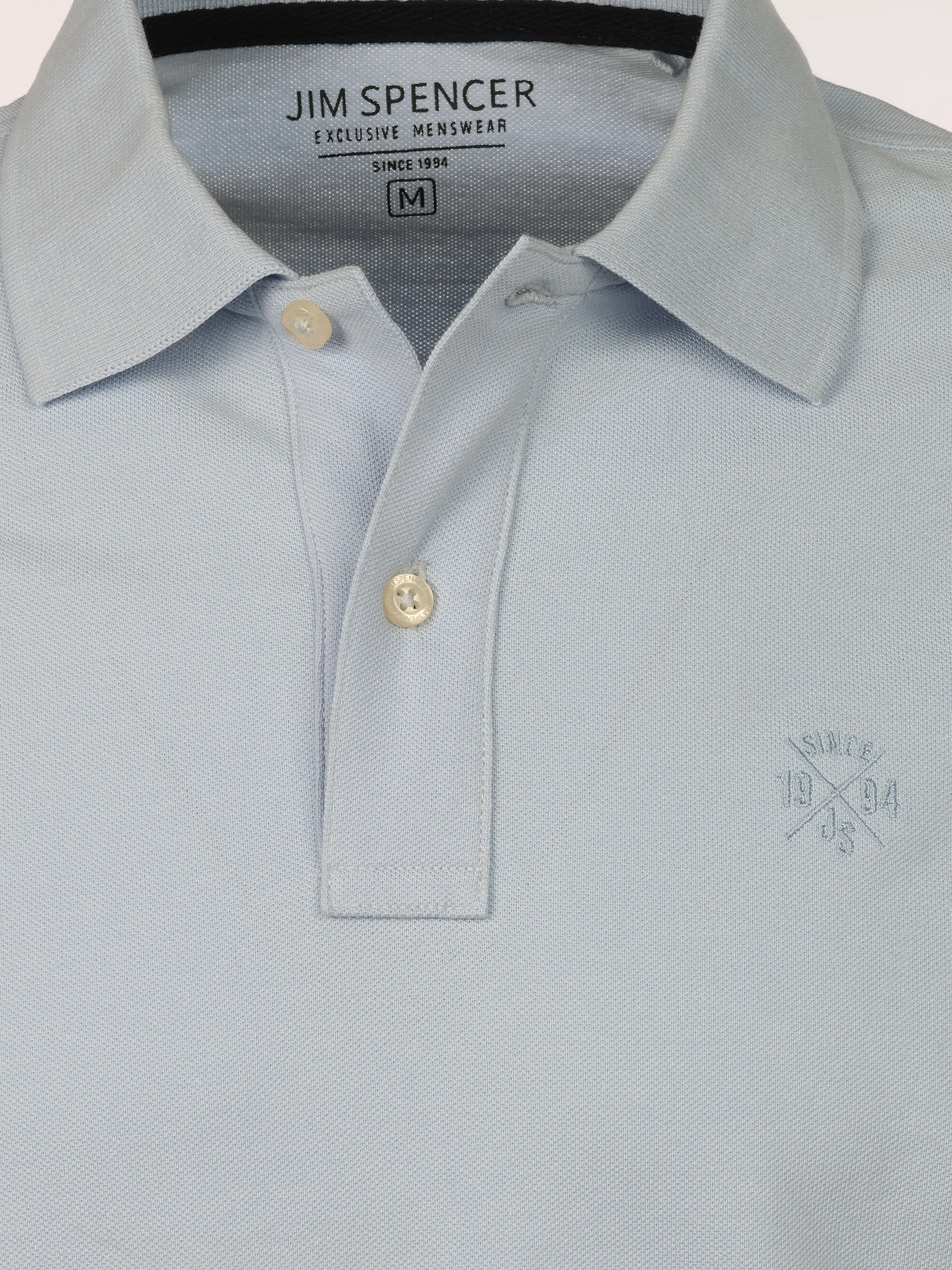 Jim Spencer He. Poloshirt  1/2 Arm seasonal Blau 922514 BLUETWIST 3