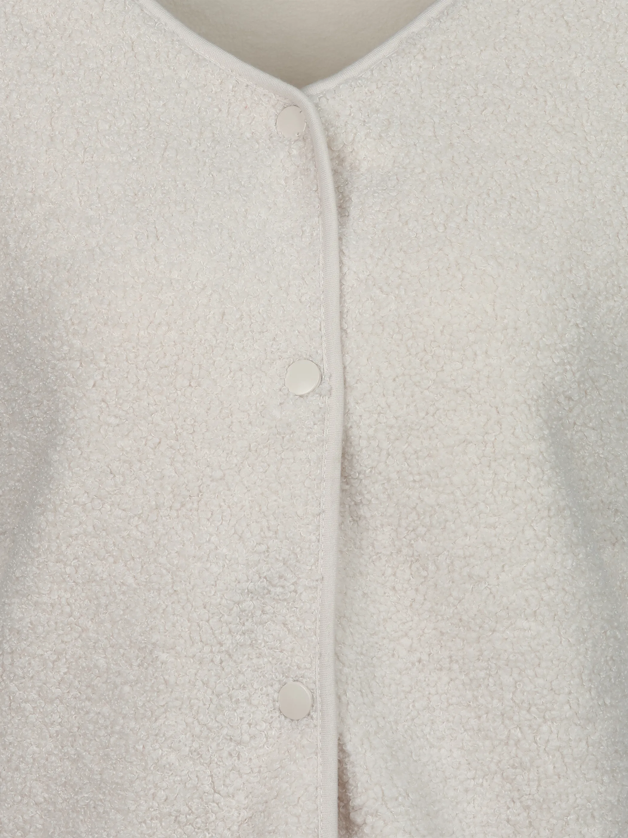 Sure Da.Teddy Fleece Weste Weiß 928447 STAR WHITE 3