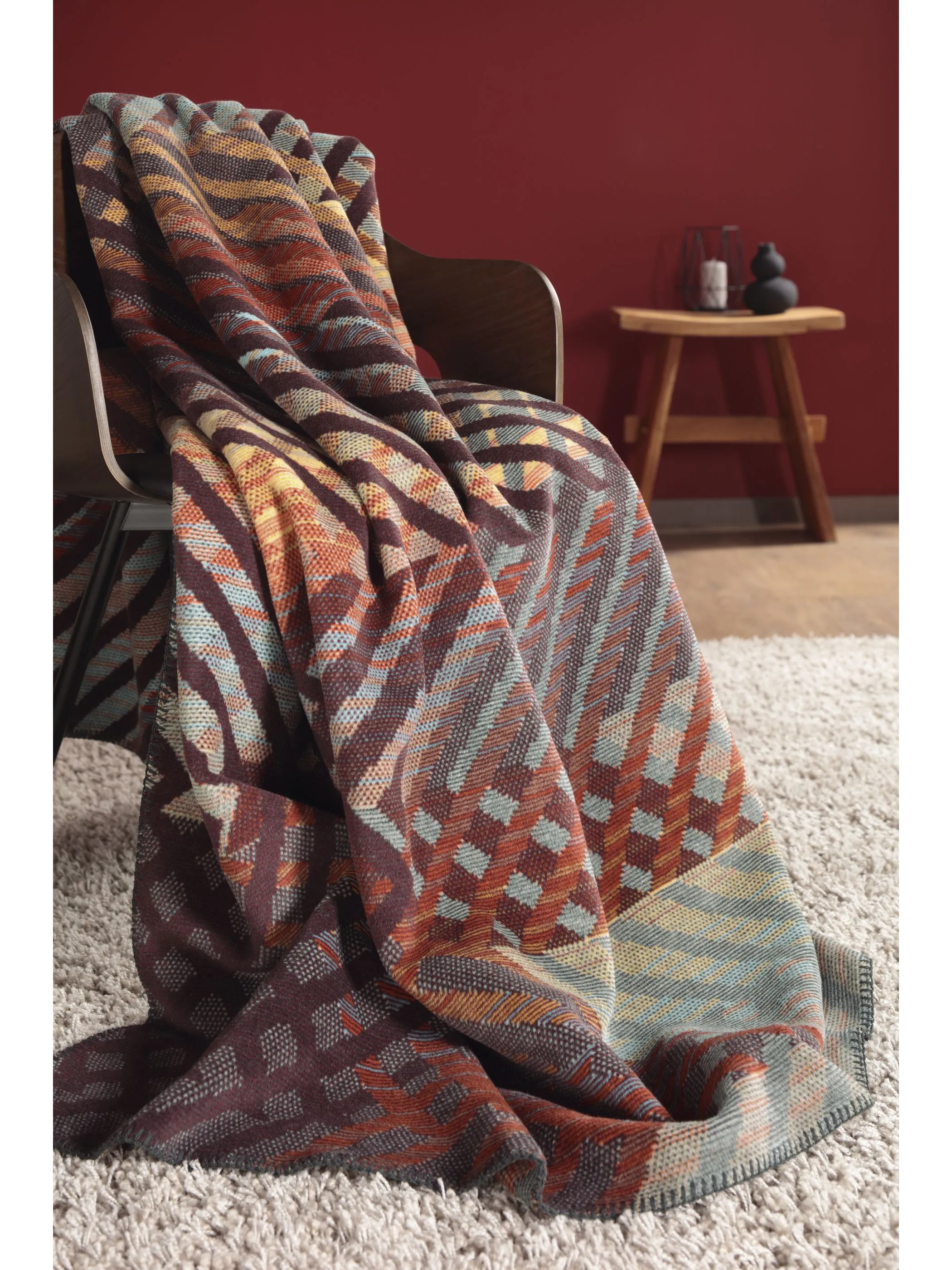 Biederlack Wohndecke Vibrance Intense 150 Bunt 916012 BN 2 Biederlack Wohndecke Vibrance Intense 150 Bunt 916012 BN 2