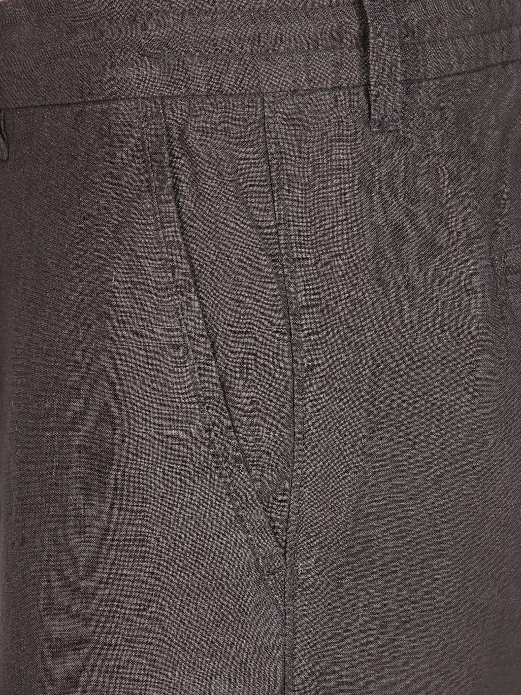 Jim Spencer He. Leinenhose Relax Grau 891011 GRAPHIT 4