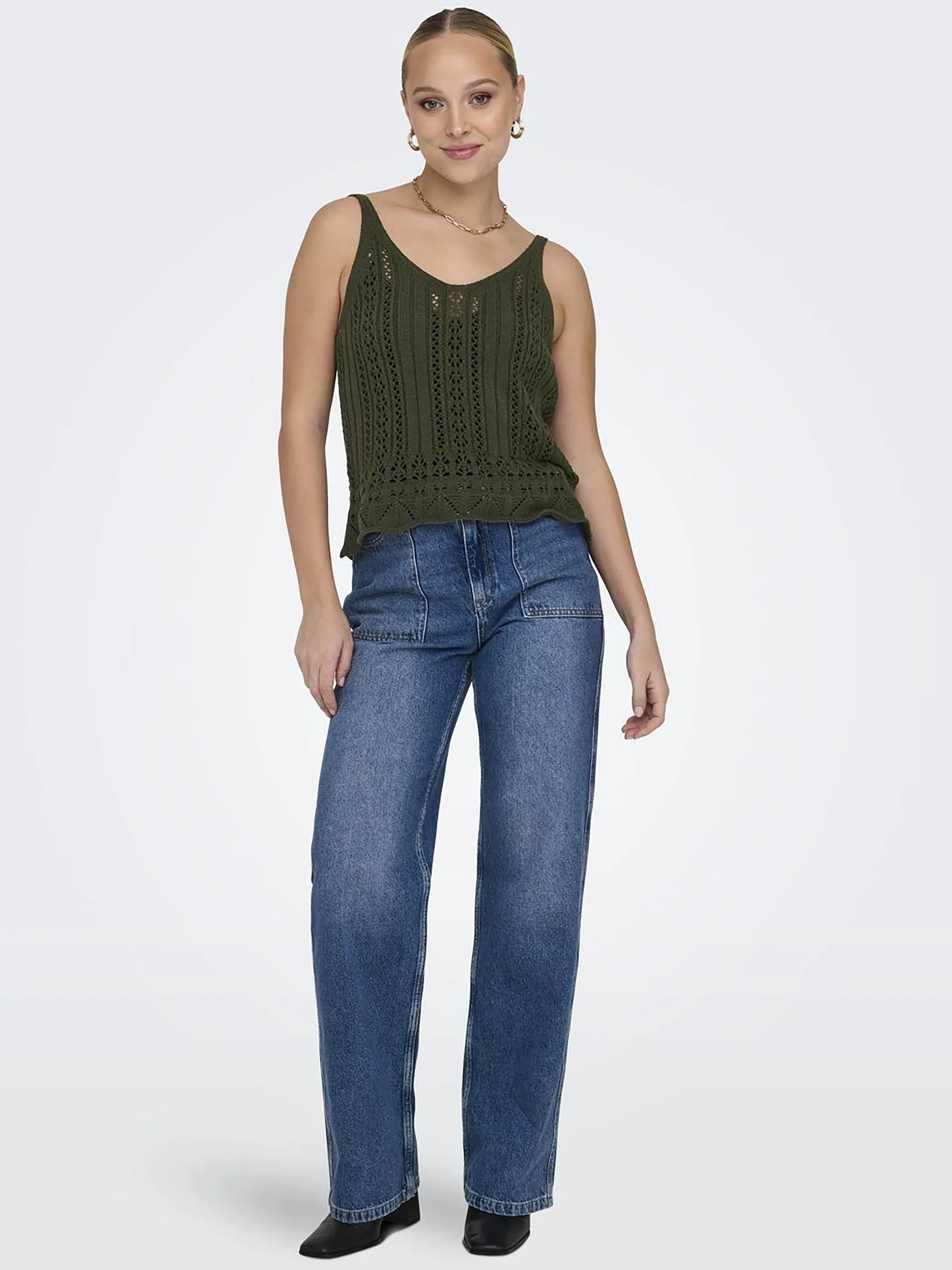 Only 15277573 ONLLYZET LIFE S/L TOP Grün 888859 193783 4 Only 15277573 ONLLYZET LIFE S/L TOP Grün 888859 193783 4