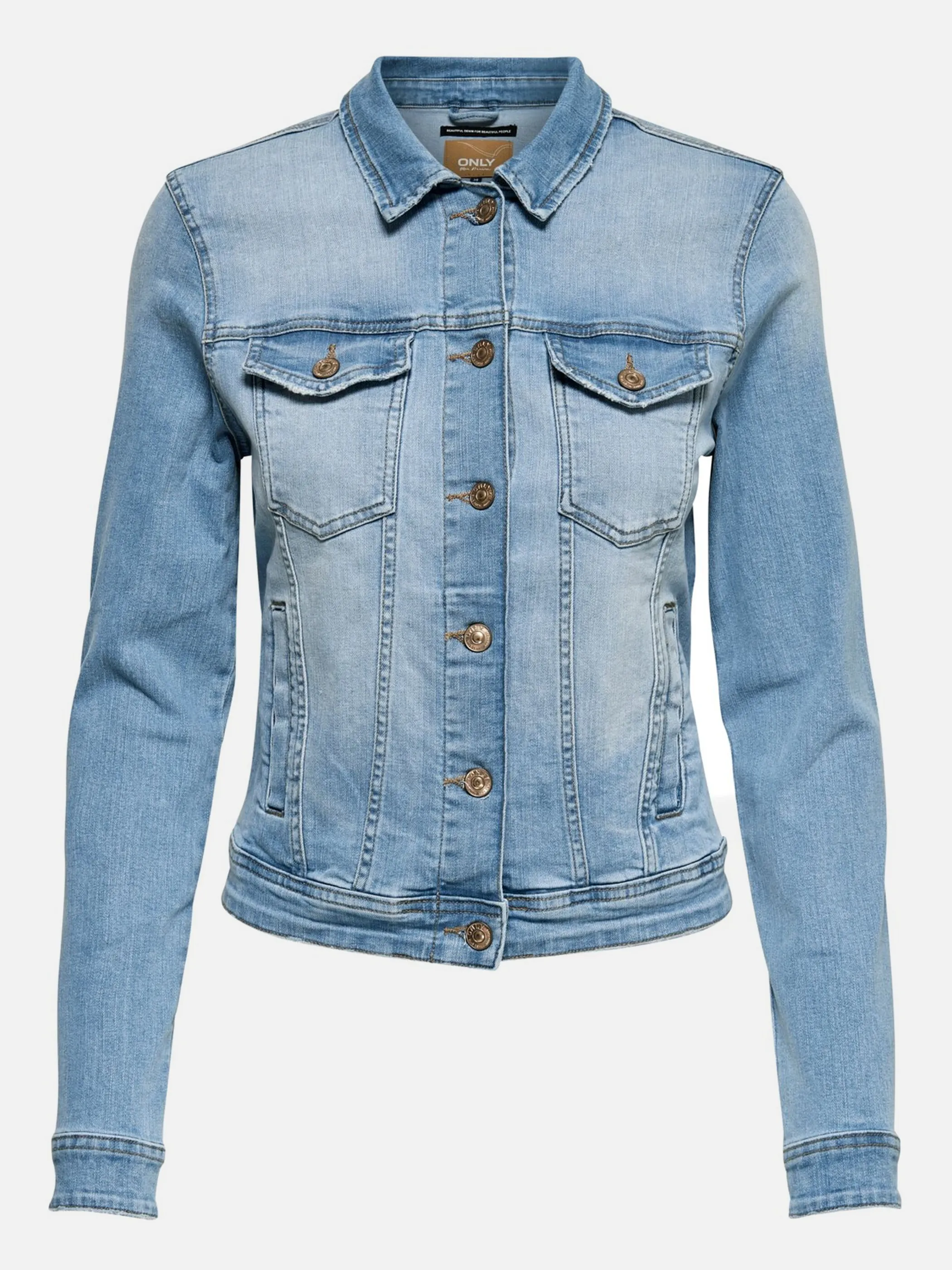Only 15177241 onlTIA REG LS JACKET Blau 813642 177934 1