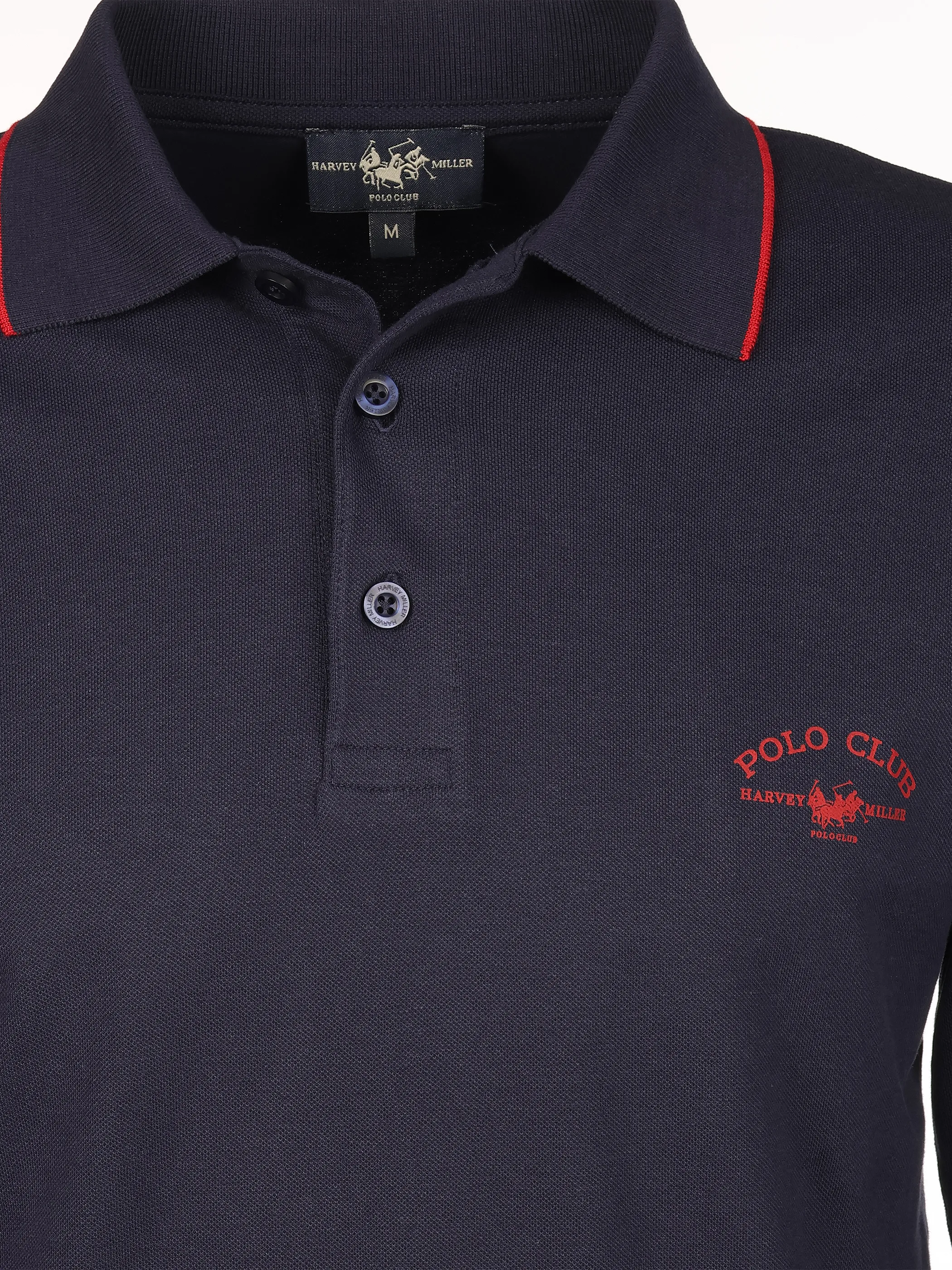 Harvey Miller He. Poloshirt 1/1 Arm Pique Marine 918646 171NAVY 3 Harvey Miller He. Poloshirt 1/1 Arm Pique Marine 918646 171NAVY 3