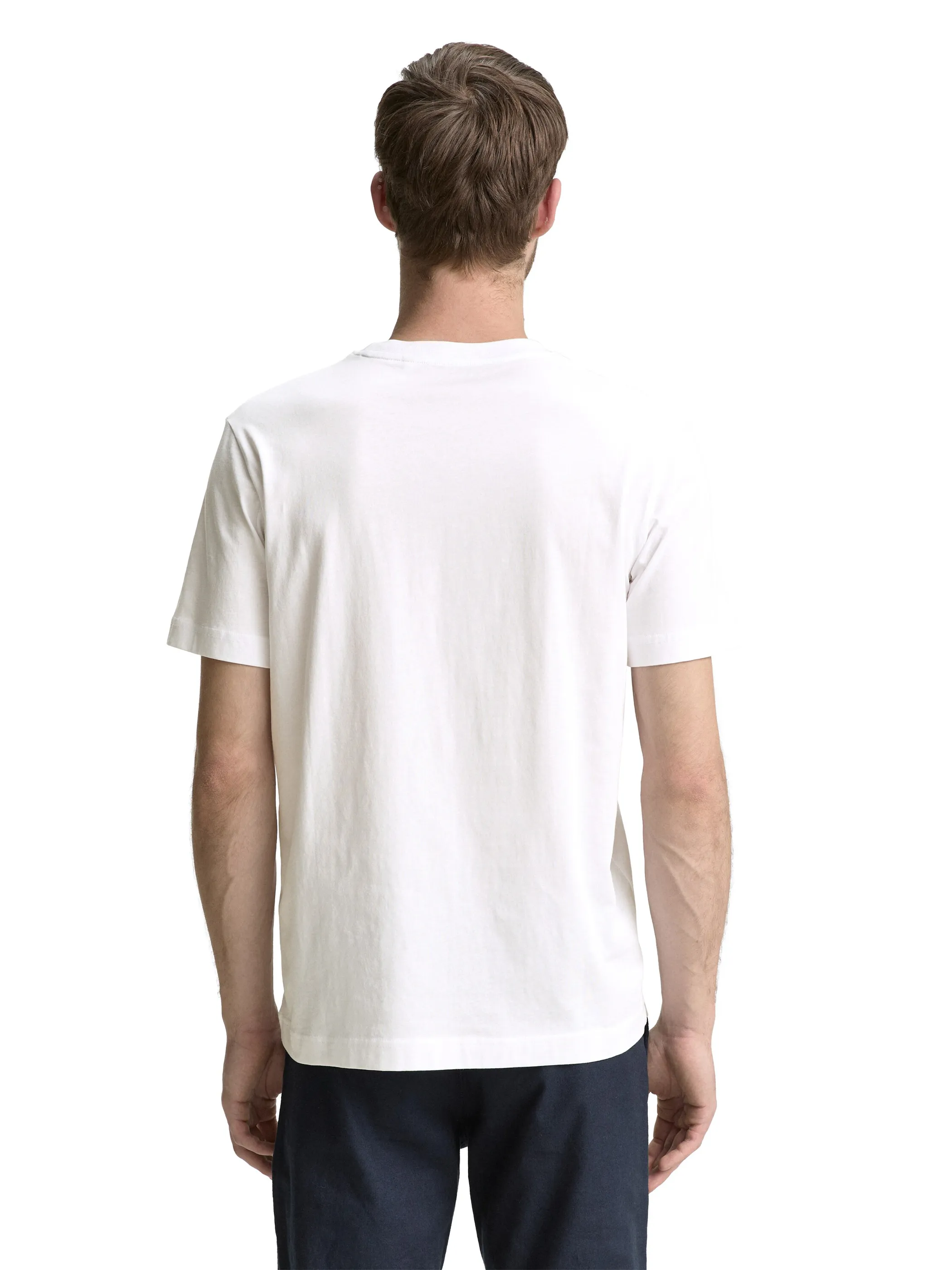 Tom Tailor 1046789 t-shirt with print Weiß 910584 20000 2