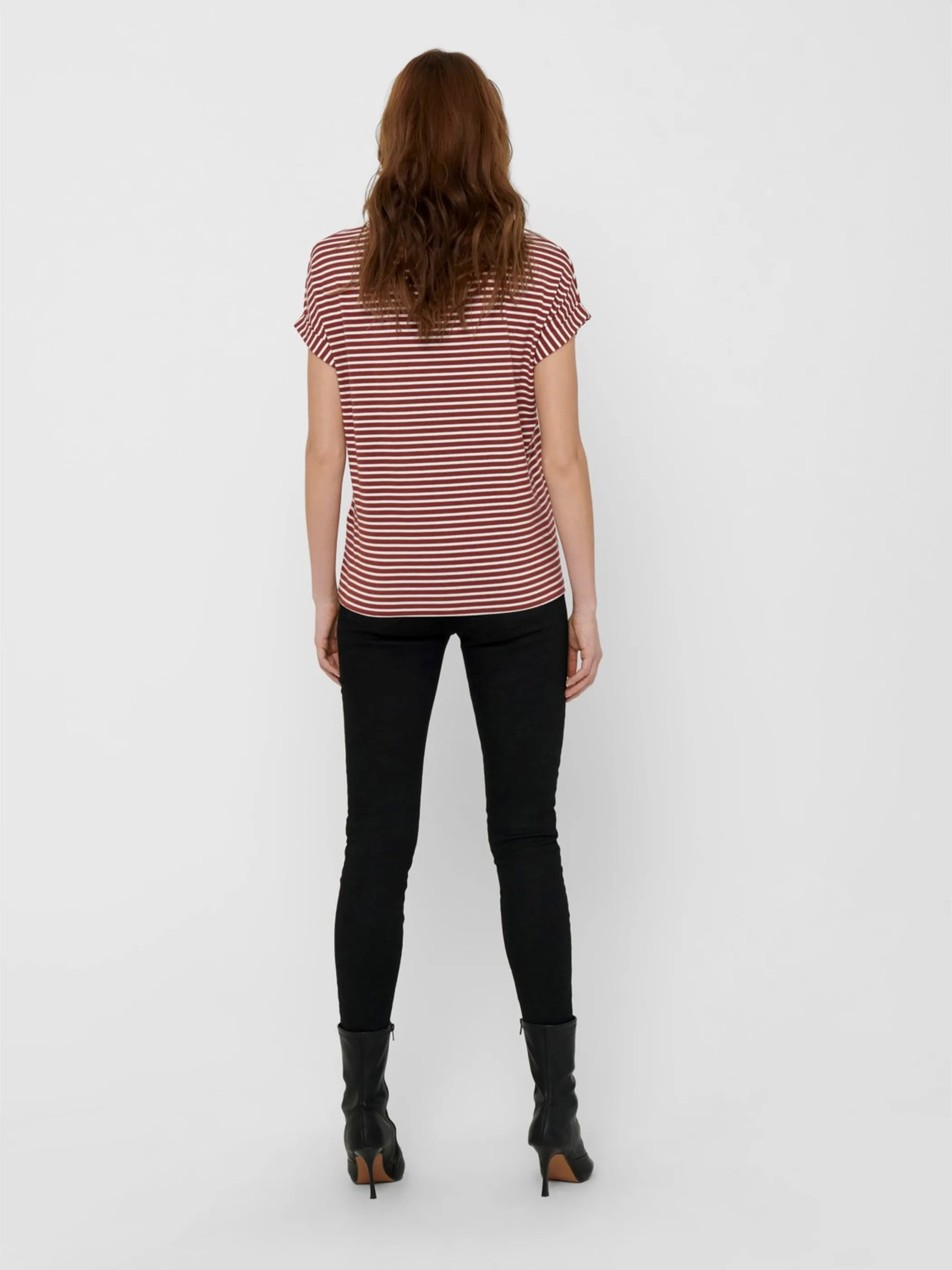 Only 15206243 ONLMOSTER STRIPE S/S Rot 846495 201290001 4