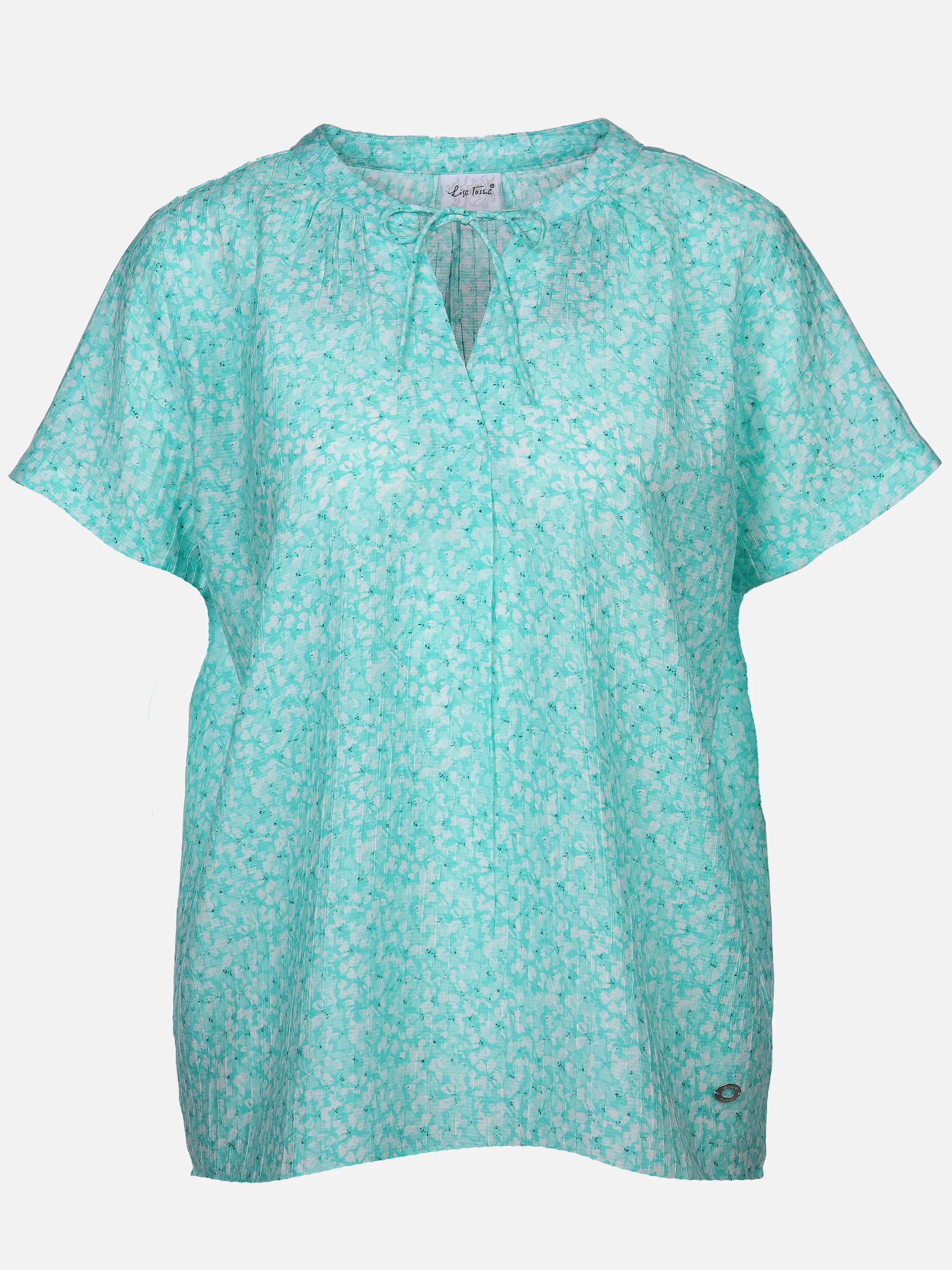Lisa Tossa Da-Halbarmbluse Türkis 891023 AQUA 1