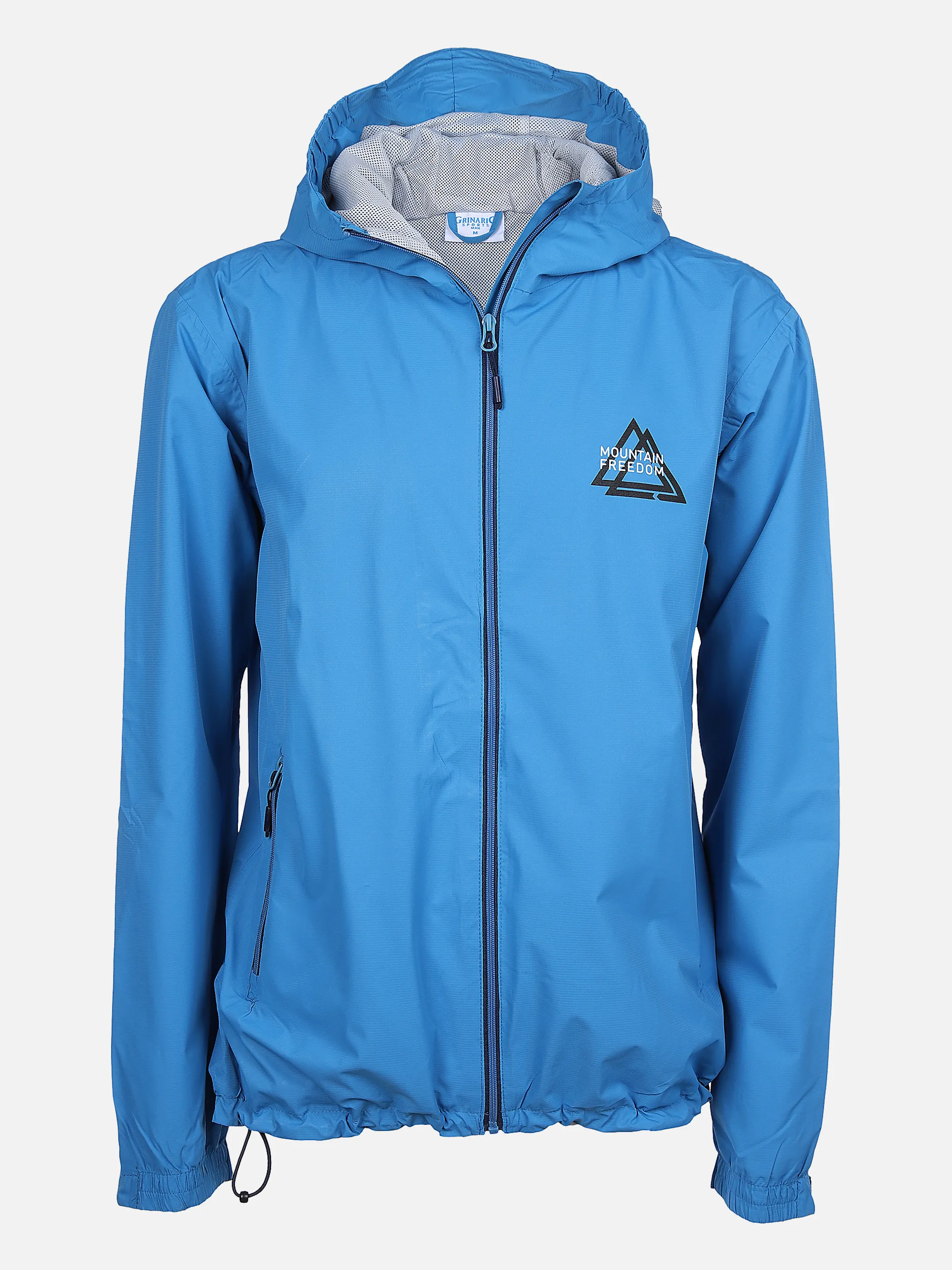Grinario Sports He-Regenjacke mit Kapuze Blau 862294 BLAU 1 Grinario Sports He-Regenjacke mit Kapuze Blau 862294 BLAU 1
