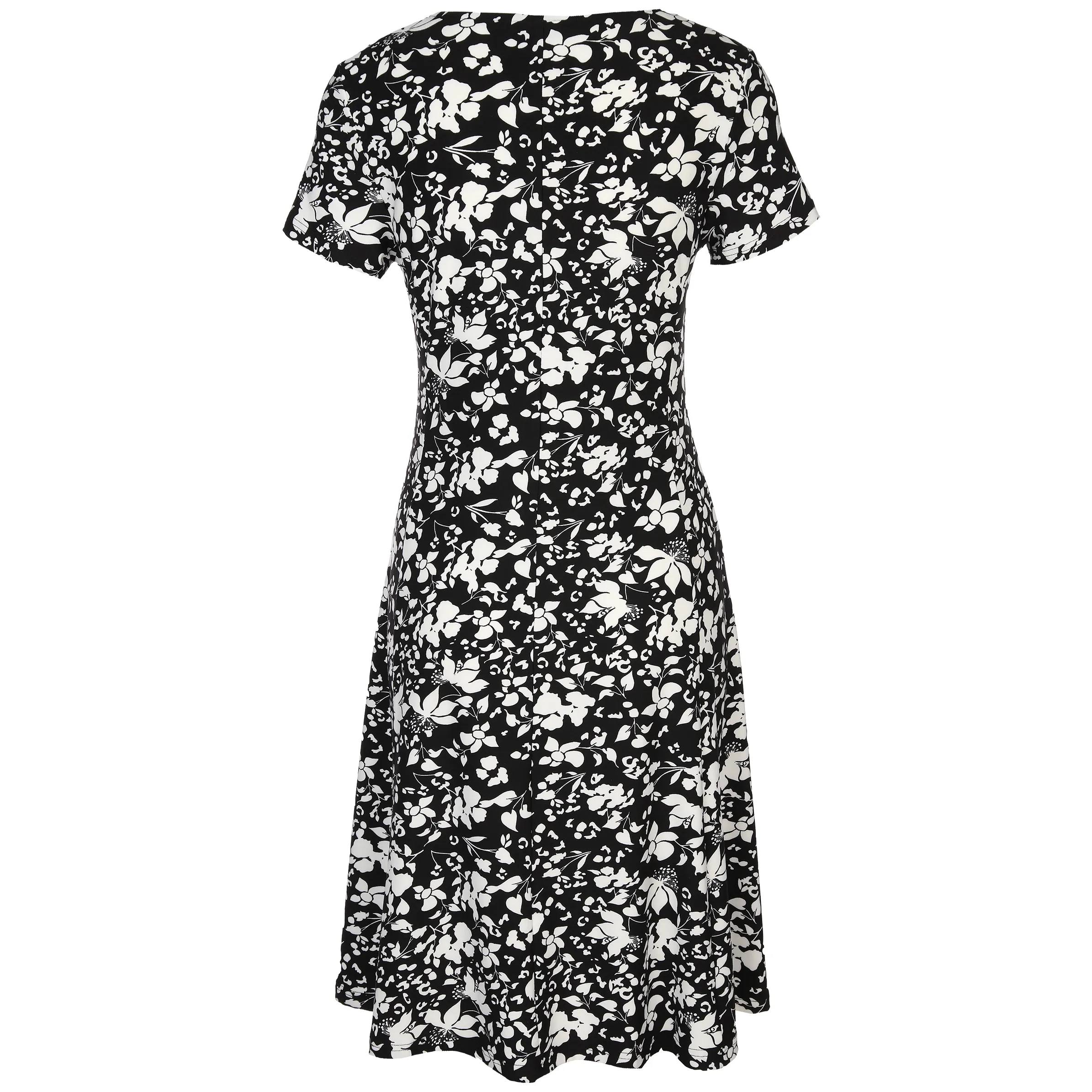 Sure Da-Shirtkleid m. Alloverprint Schwarz 876496 SCHW/OFF 2