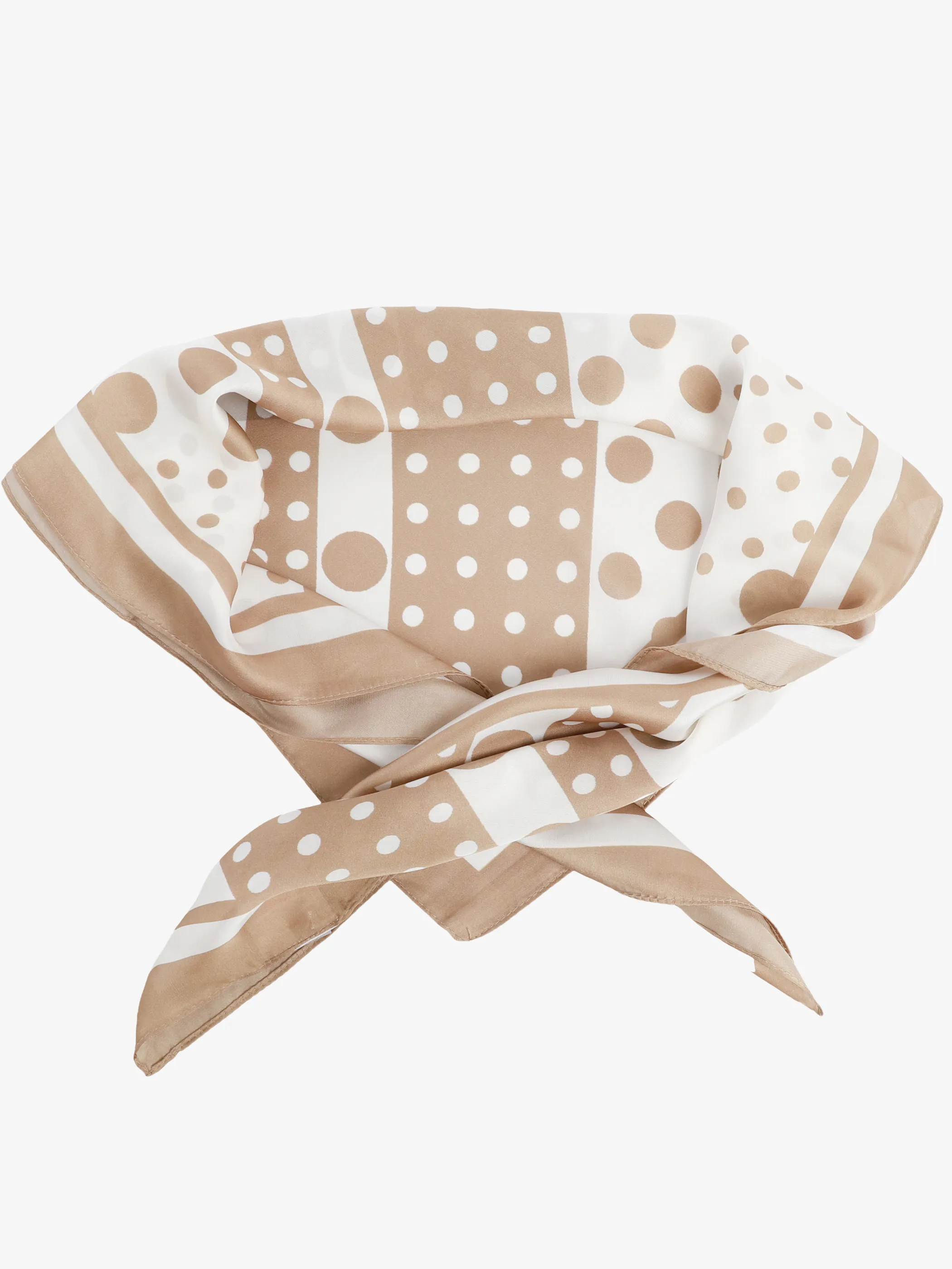 Sure Da-Nickytücher 70*70 cm Beige 930531 DOTS