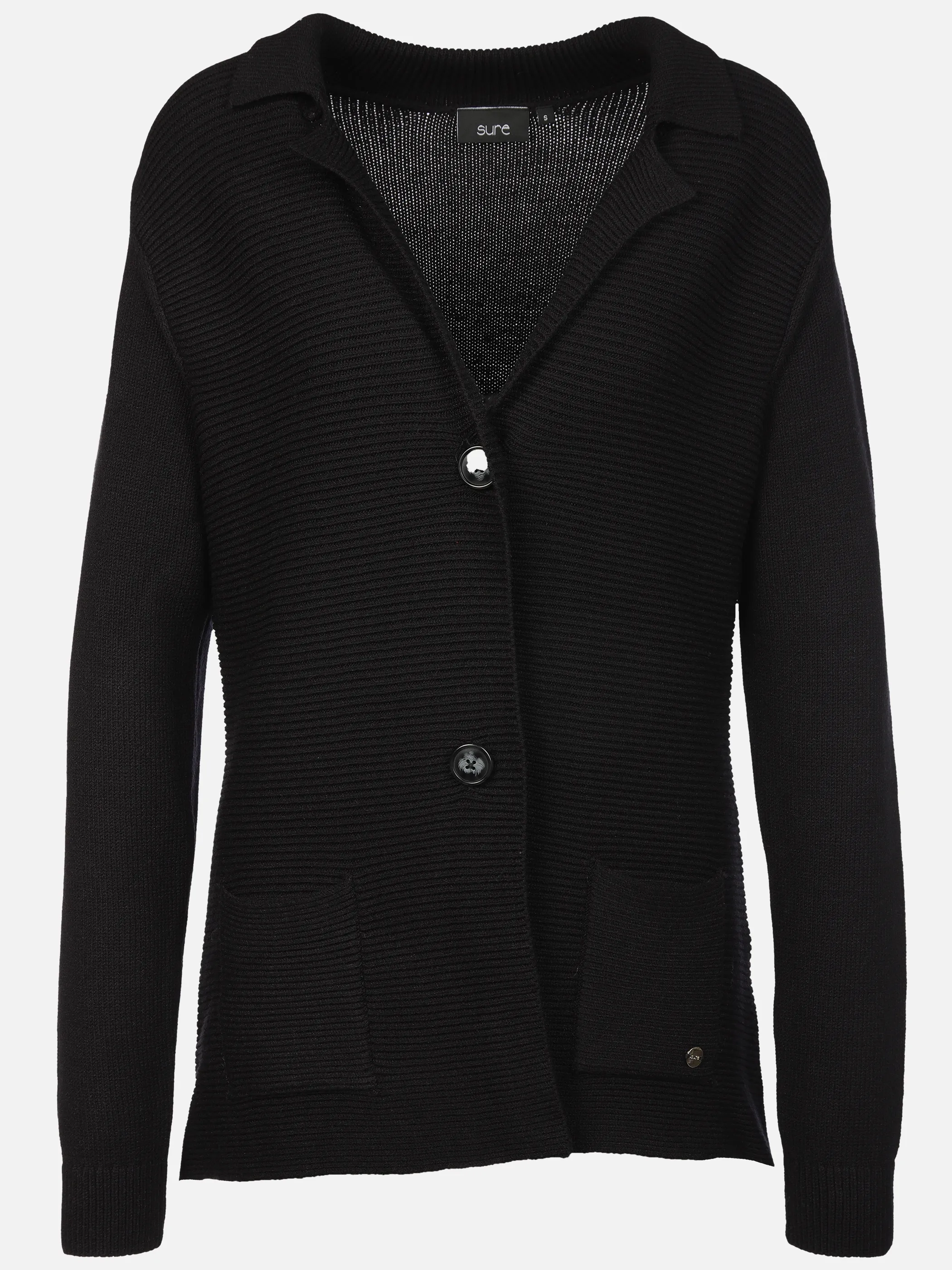 Sure Da-Strick-Blazer Schwarz 914694 BLACK 1 Sure Da-Strick-Blazer Schwarz 914694 BLACK 1
