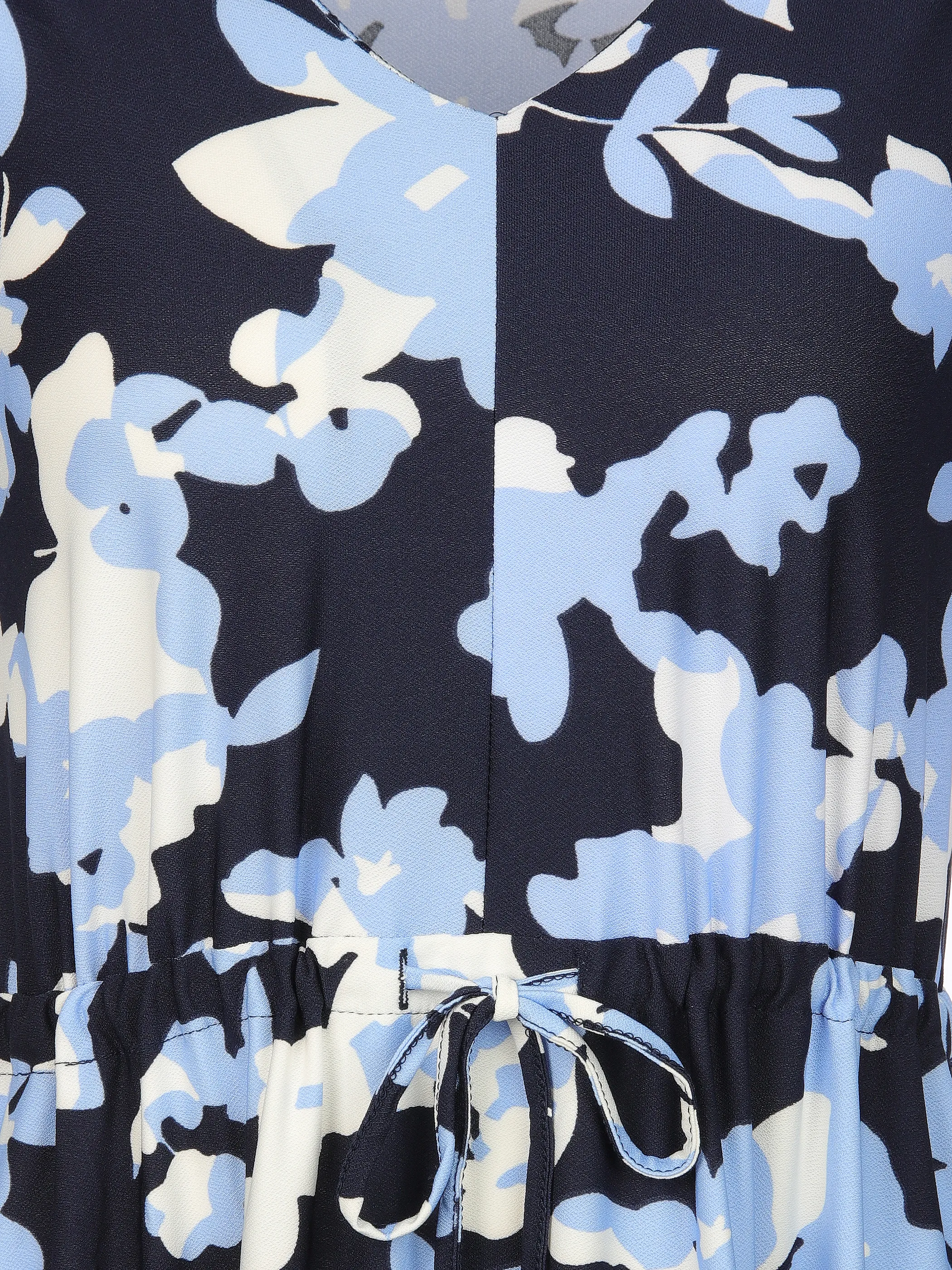 Sure Da-Jersey Kleid m. Print Marine 908110 NAVY 3