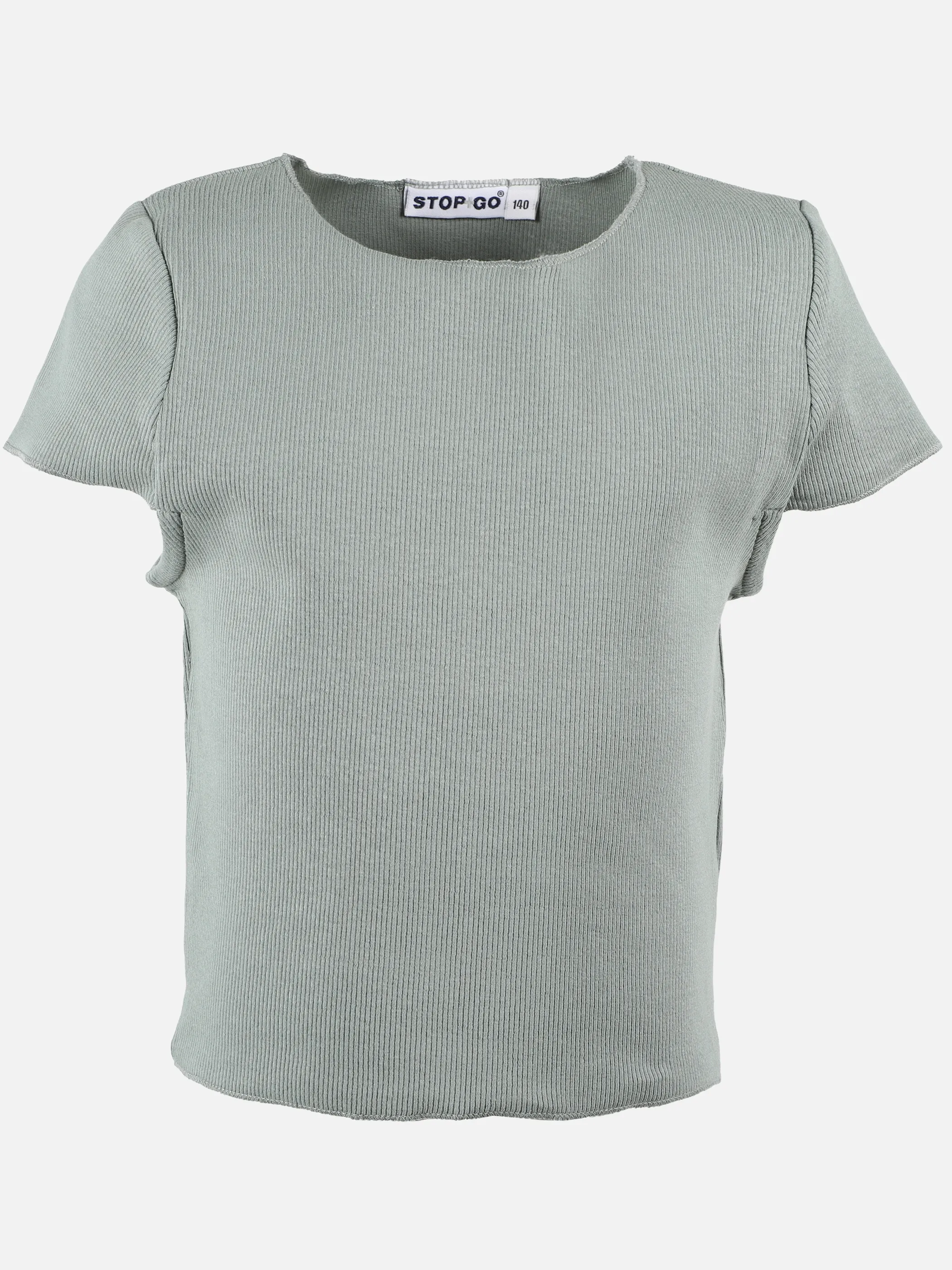 Stop + Go JM geripptes rundhals T-Shirt Grün 890971 GRÜN 1 Stop + Go JM geripptes rundhals T-Shirt Grün 890971 GRÜN 1
