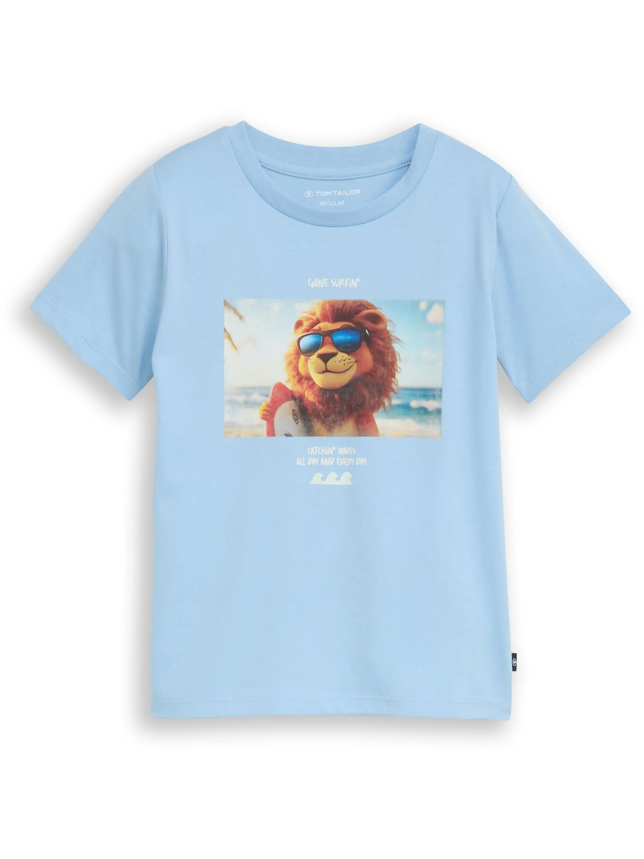 Tom Tailor 1051368 photoprint t-shirt Blau 929667 33749 1