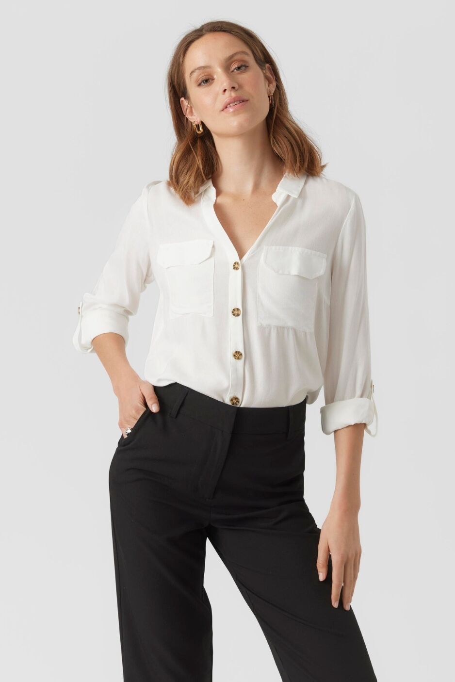 Vero Moda VMBUMPY L/S SHIRT NEW Bluse