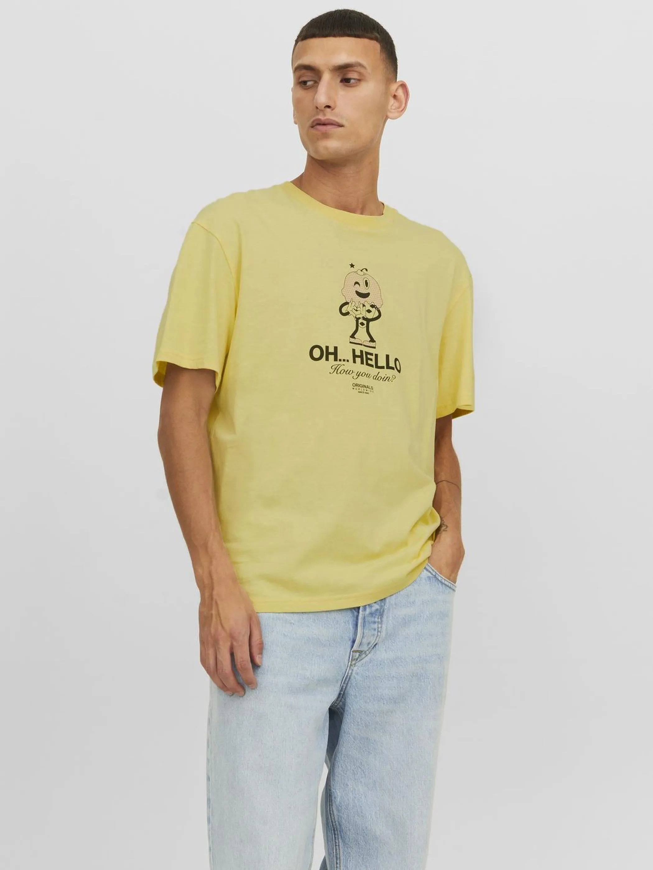 Jack Jones 12238164 JORTOONIE TEE SS CREW Gelb 877747 177739 1