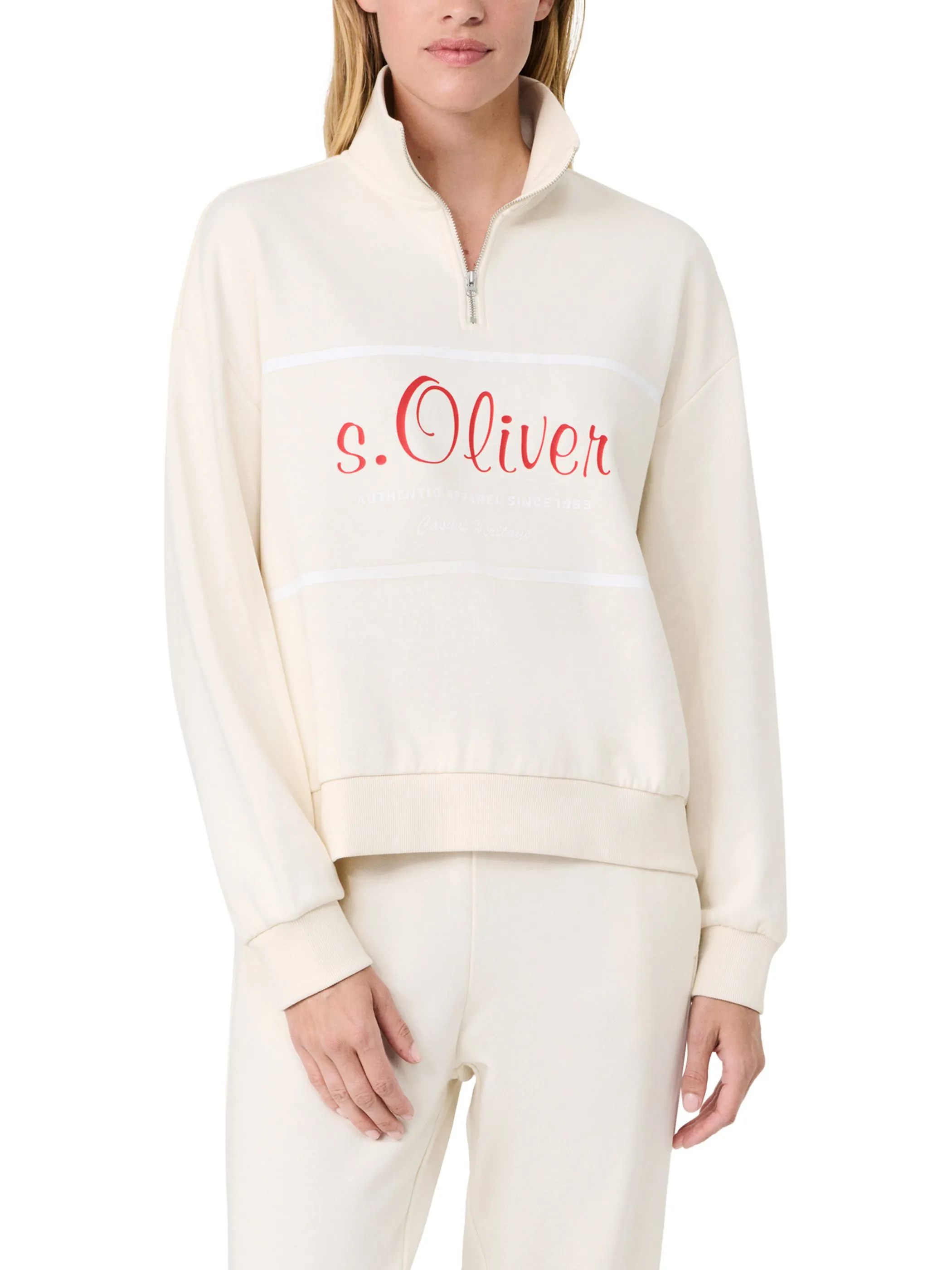 s.Oliver 2188315 Sweatshirt Weiß 936189 07D2 1