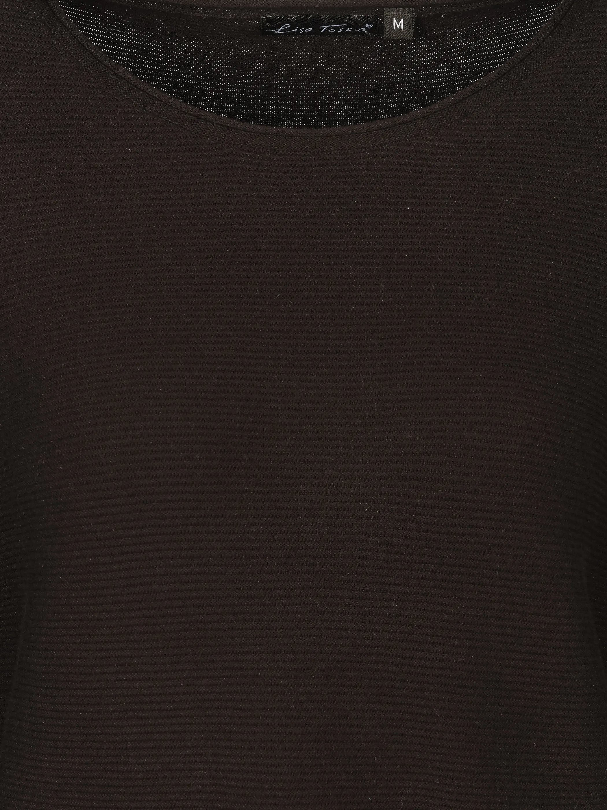 Lisa Tossa Da-Strukturpullover Schwarz 912694 BLACK 3