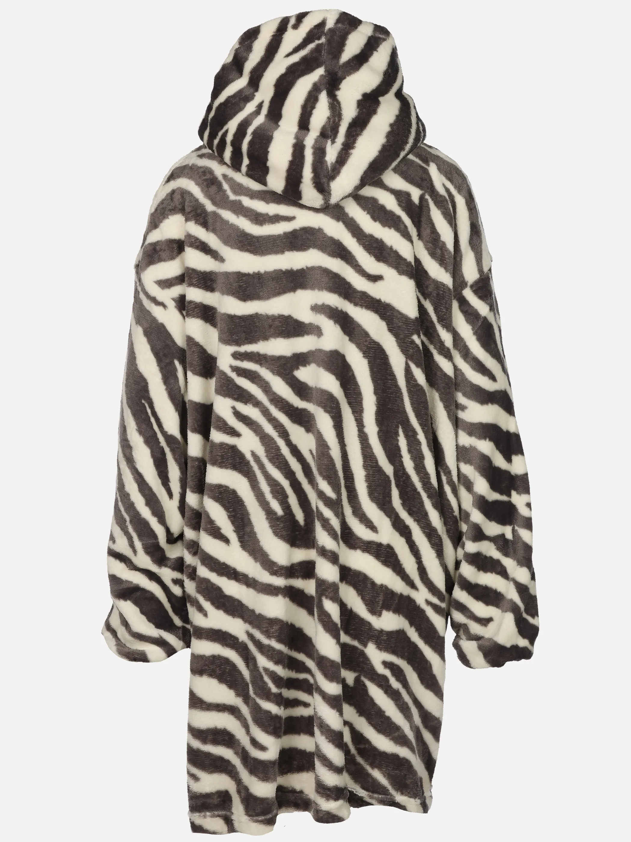 Sure Da. Kuschelfleecehoodie mit Kapuze Grau 932873 ZEBRA 2