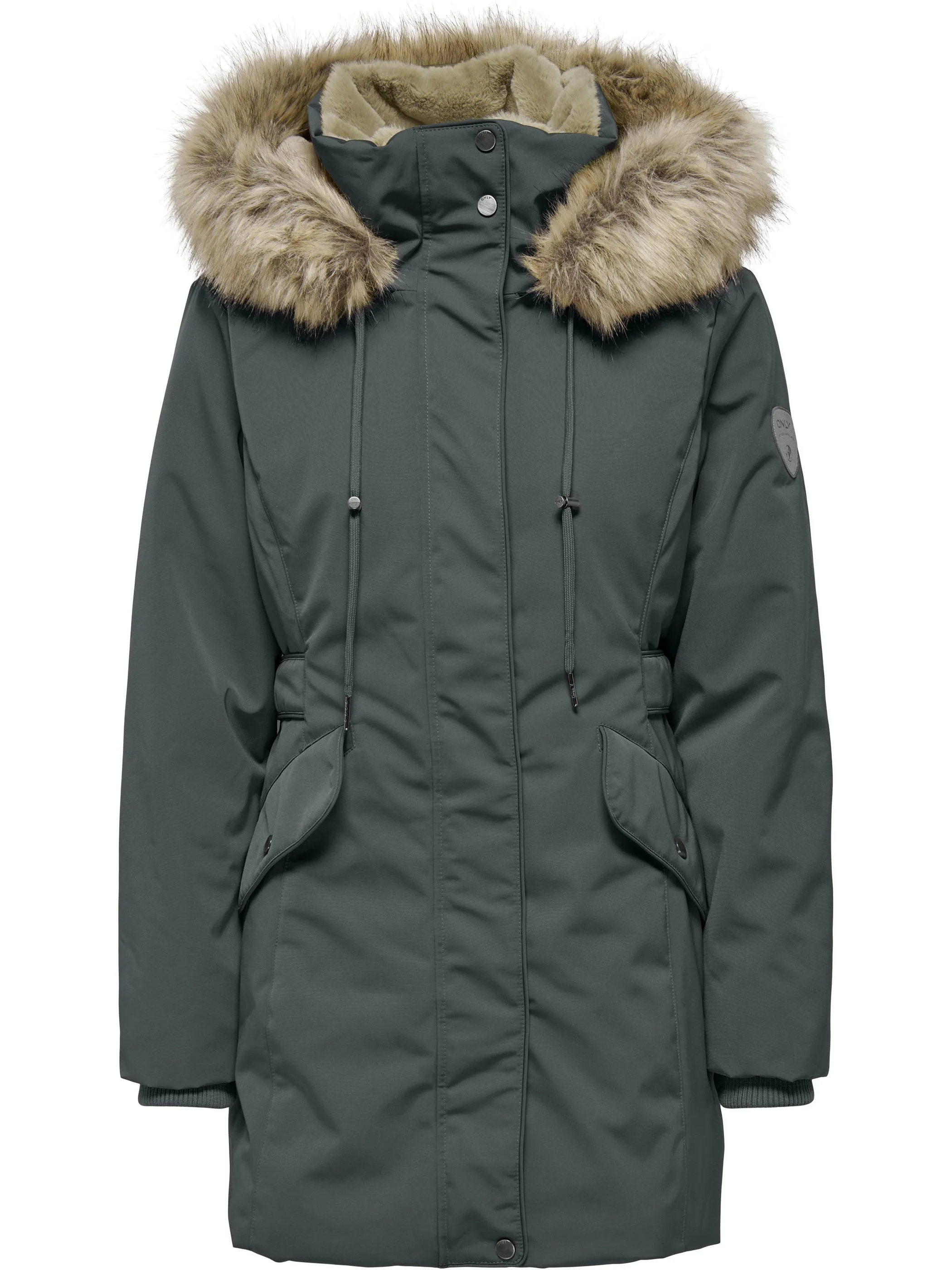 Only Carmakoma 15352624 CARNEWPRISKA PARKA OT Grau 913110 209350 1
