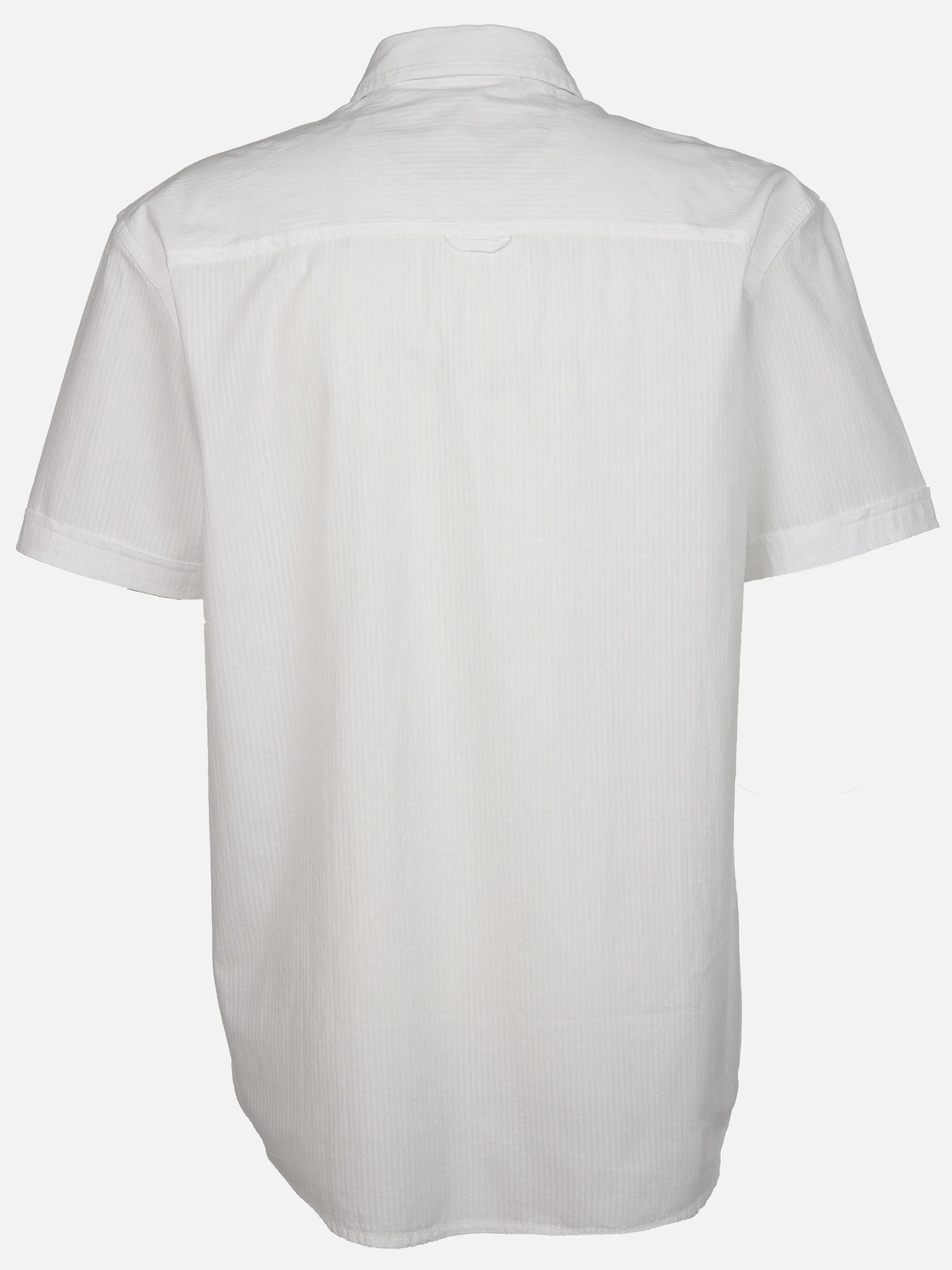 Jim Spencer He. Seersuckerhemd 1/2 Arm Weiß 908753 WHITE 2