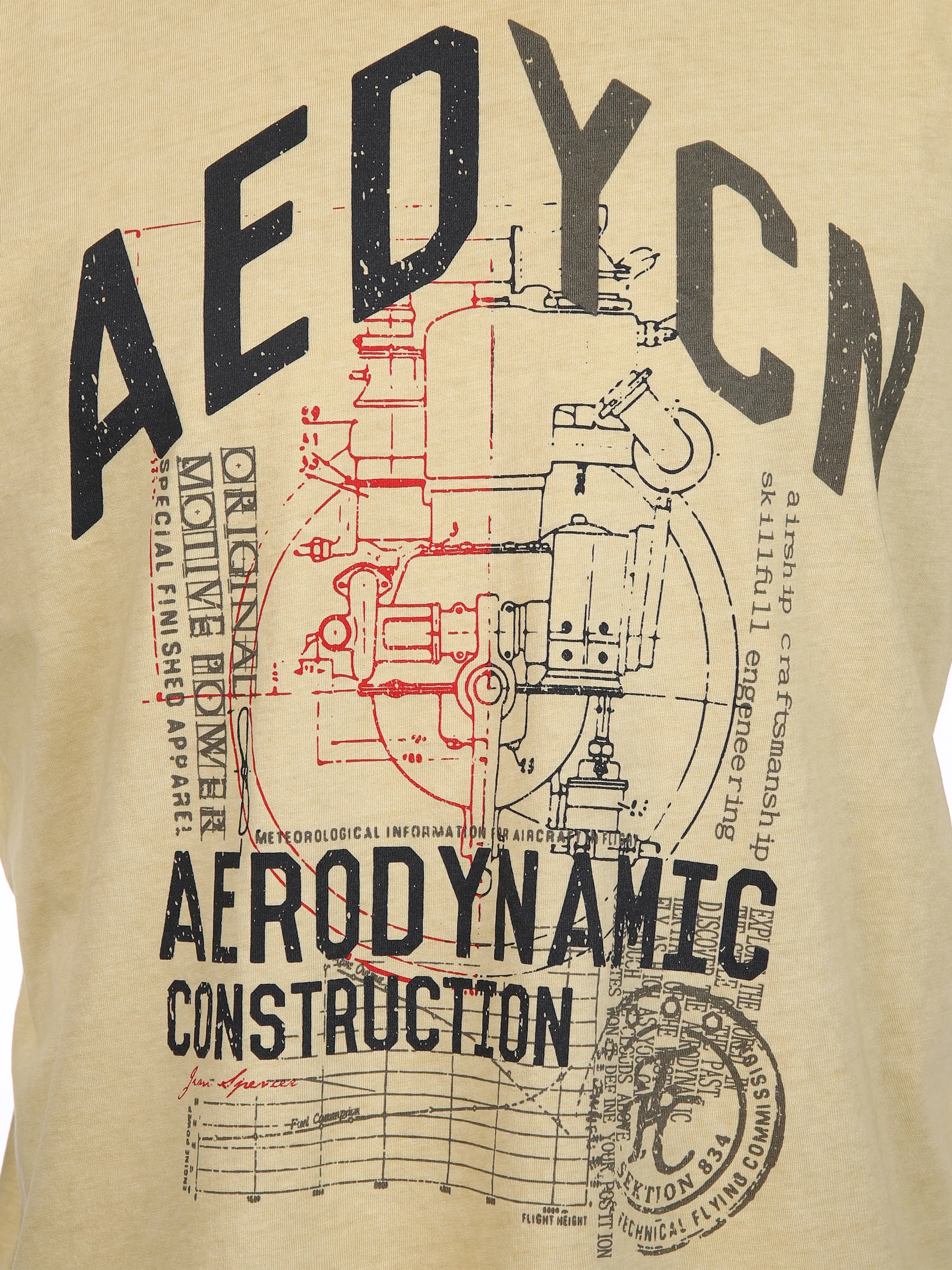 Jim Spencer He. T-Shirt 1/2 Arm Druck RH Gelb 893212 YELLOW 3 Jim Spencer He. T-Shirt 1/2 Arm Druck RH Gelb 893212 YELLOW 3