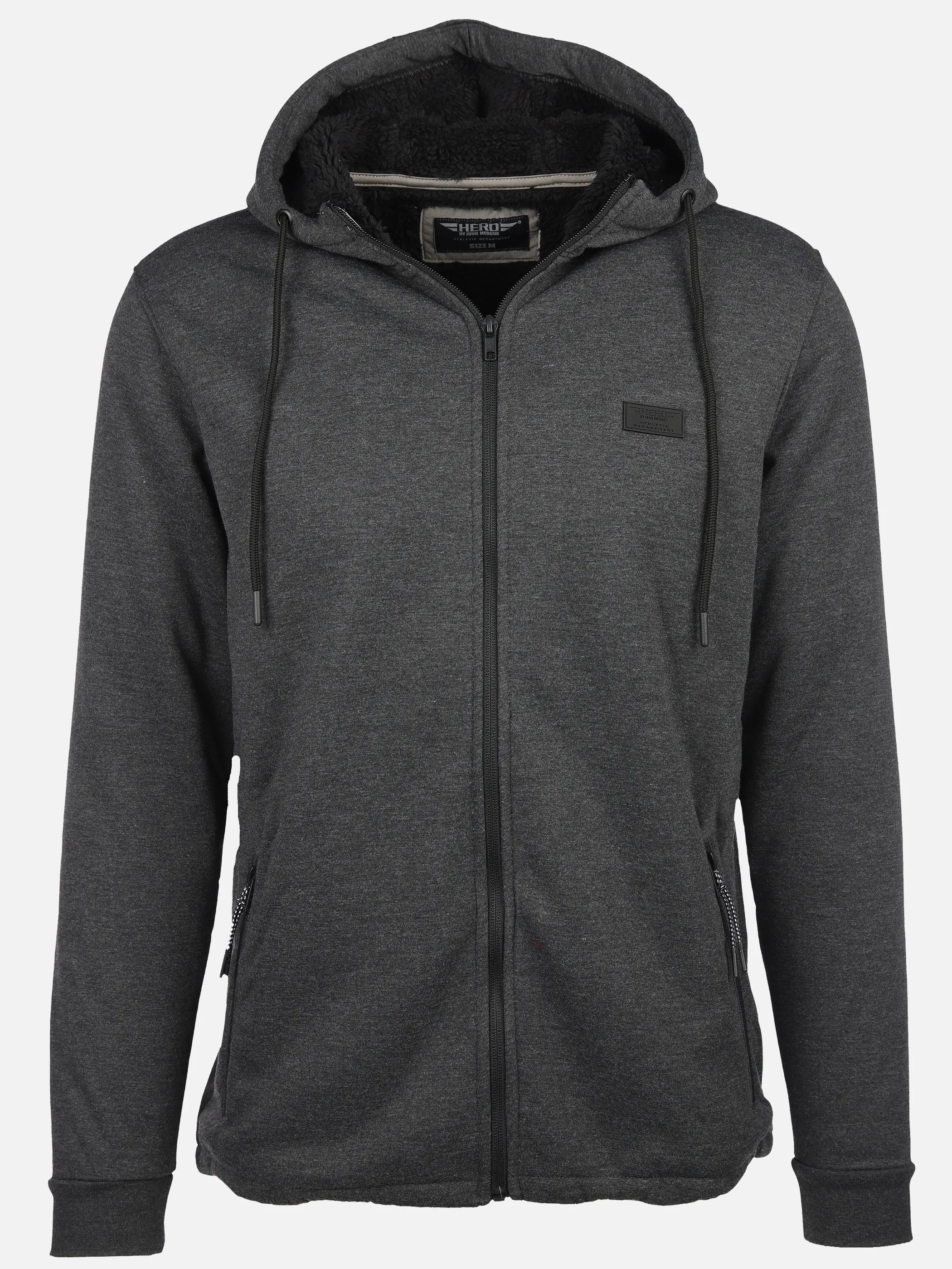 HERO by John Medoox 72080050006314 He. Sweatjacke Schwarz 874266 6314 1 HERO by John Medoox 72080050006314 He. Sweatjacke Schwarz 874266 6314 1