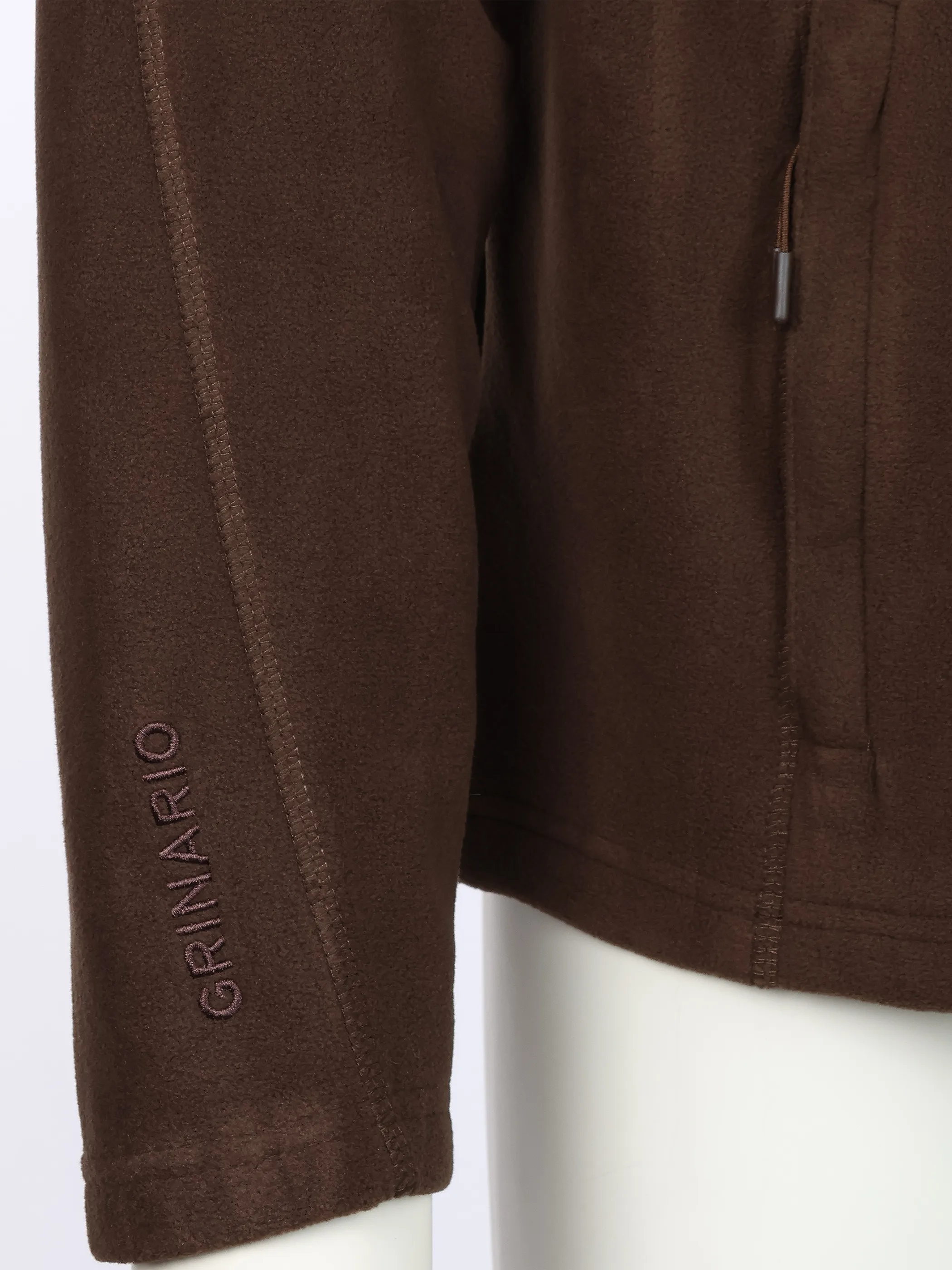 Grinario Sports He-Fleecejacke Braun 928414 19-0840TCX 4