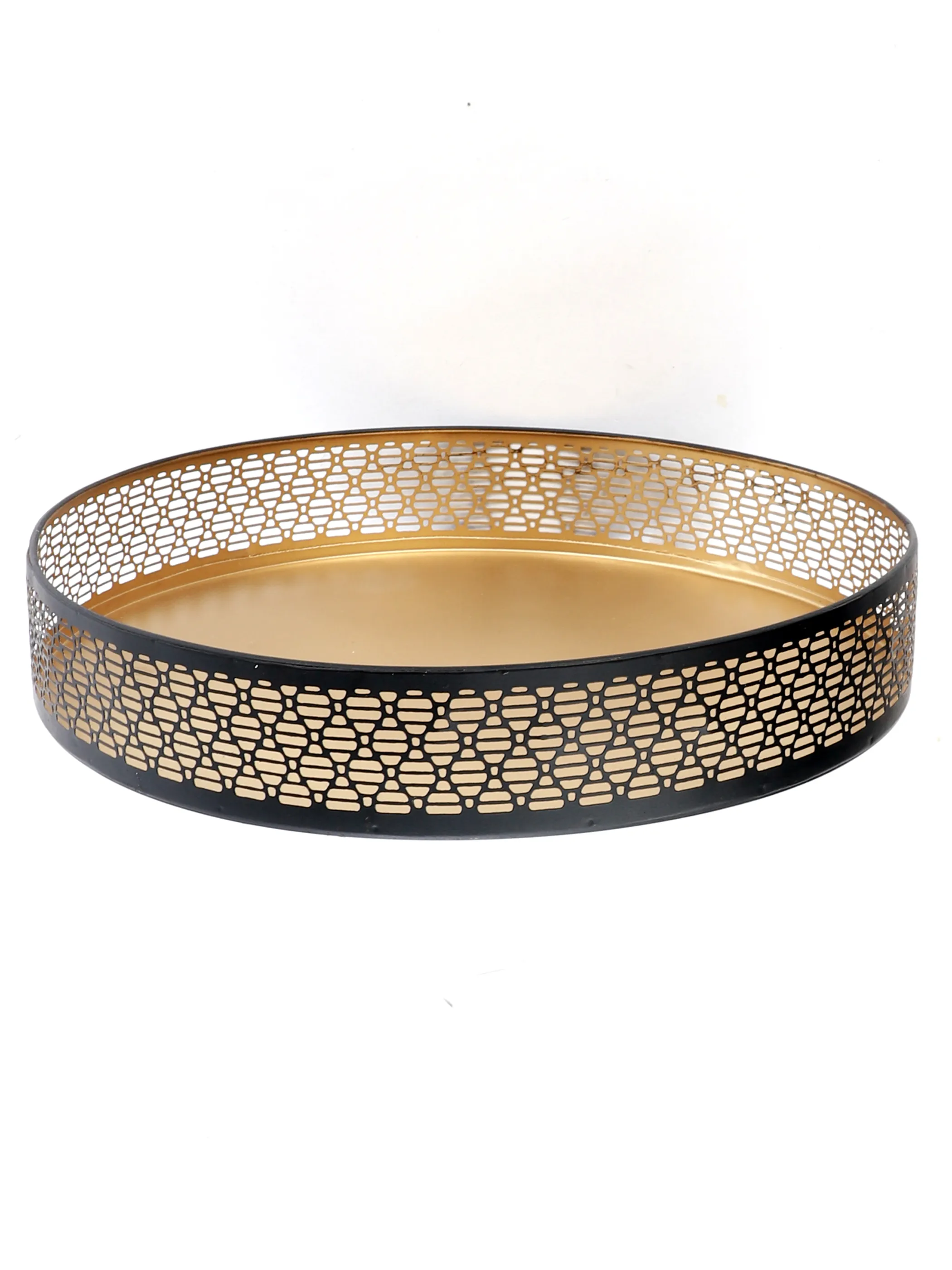 AWG Mode - Metall Tablett, 29x29x5cm | SCHWARZ | OneSize