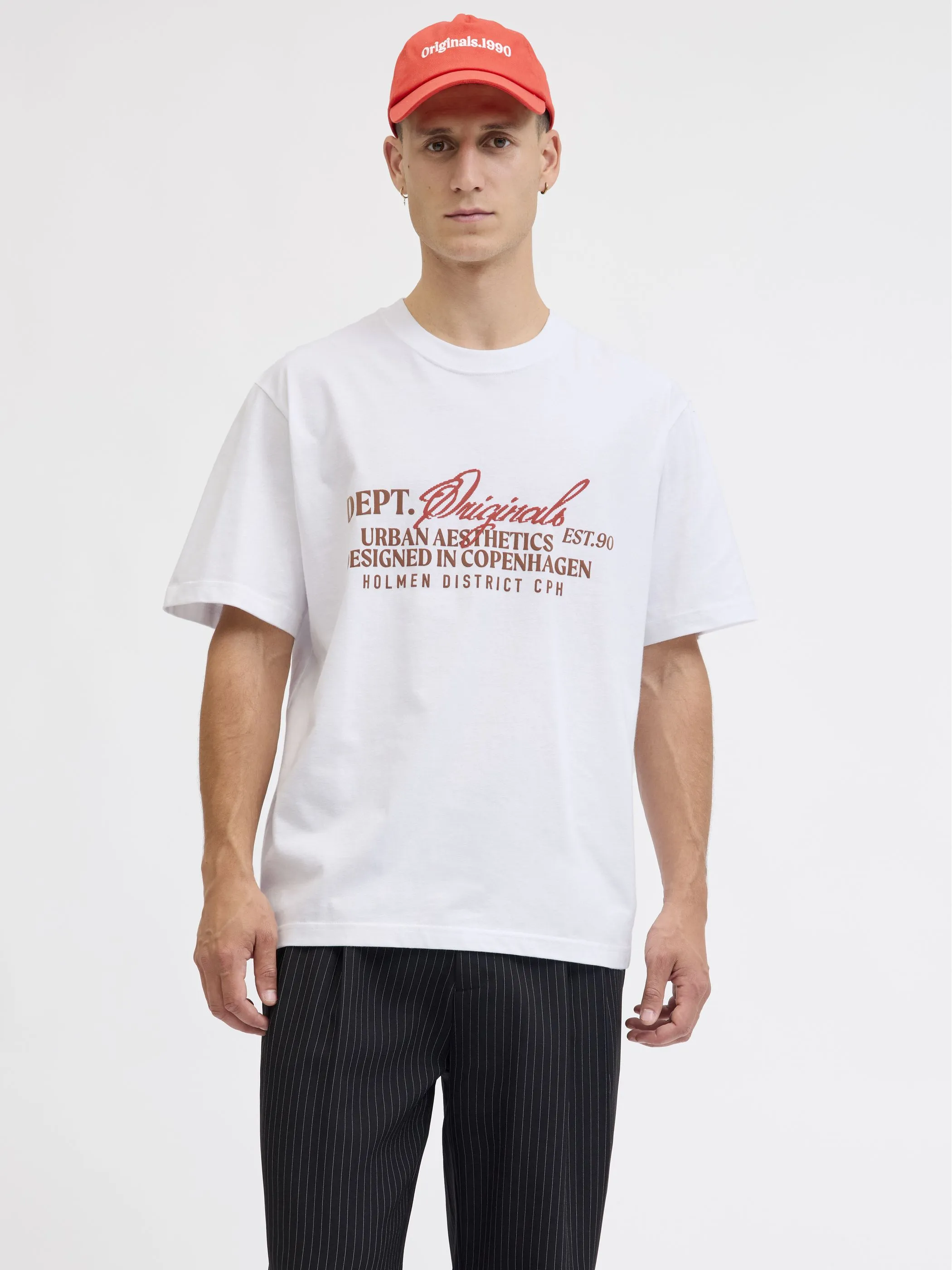 Jack Jones 12286107 JORBEDFORD TYPO TEE S Weiß 917835 177627 2