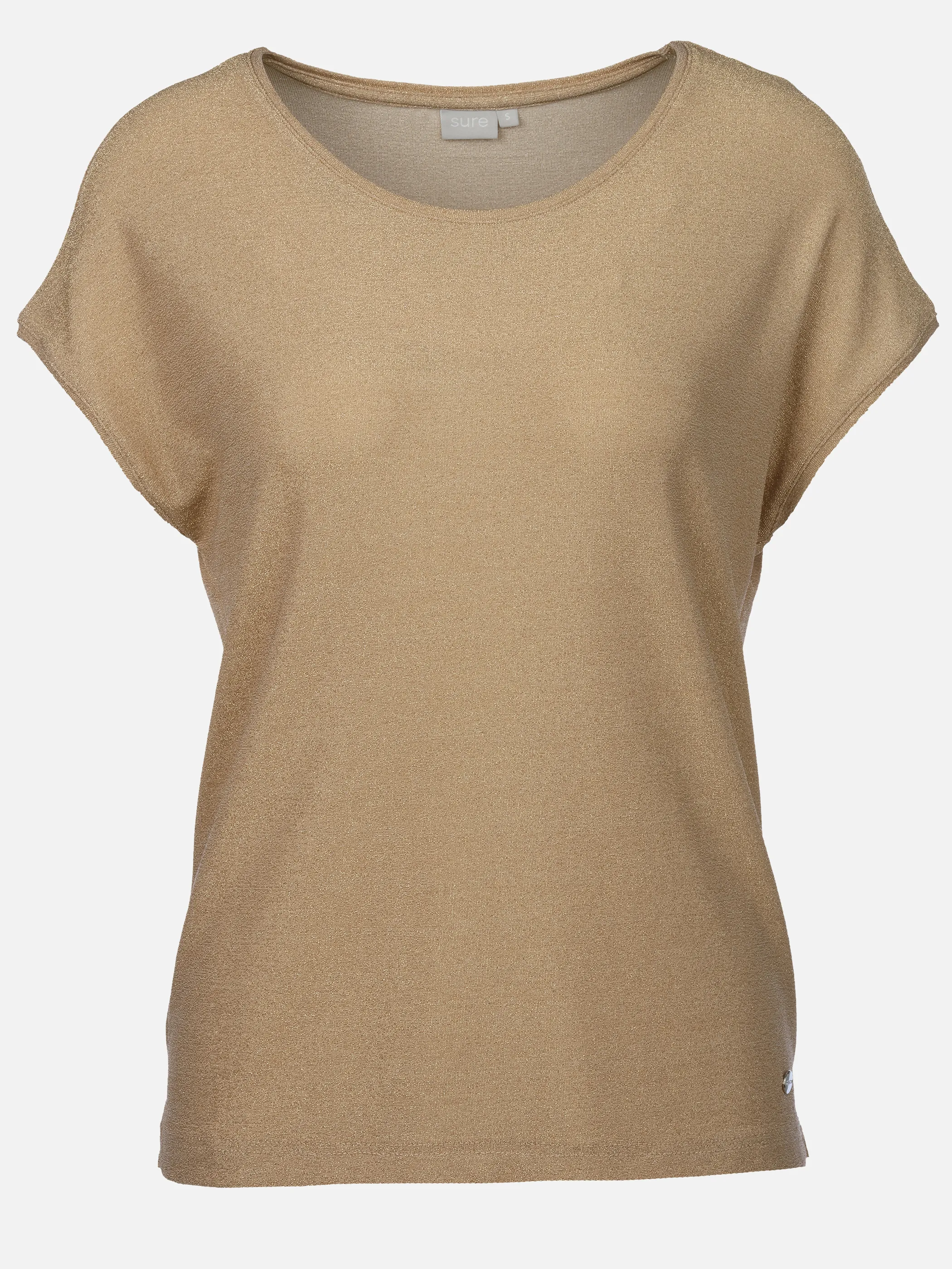 Sure Da-Lurex T-Shirt Gelb 918649 GOLD 1