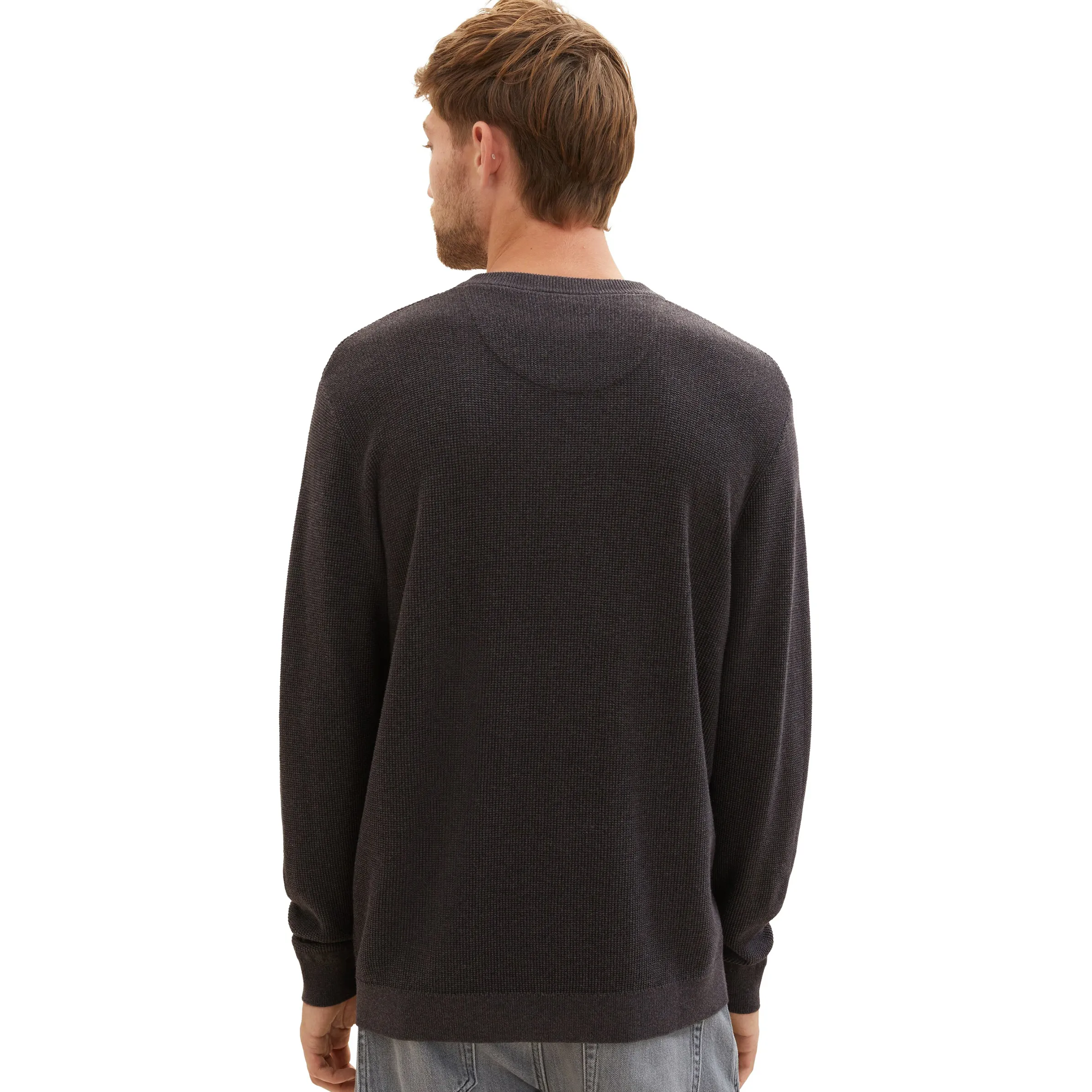 Tom Tailor 1038612 NOS structured crewneck knit Schwarz 884262 10617 2 Tom Tailor 1038612 NOS structured crewneck knit Schwarz 884262 10617 2