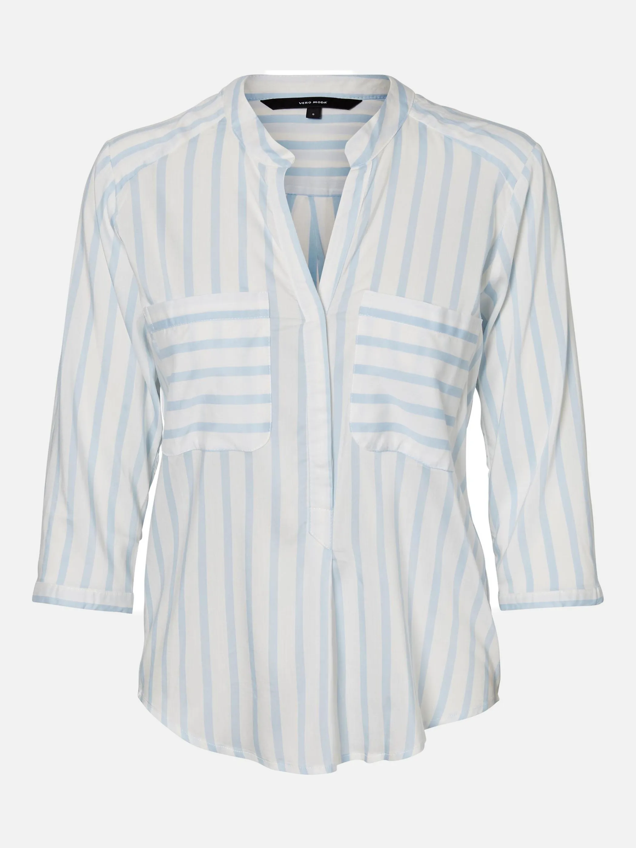 Vero Moda 10168581 VMERIKA STRIPE 3/4 SH Weiß 760046 175598010 1