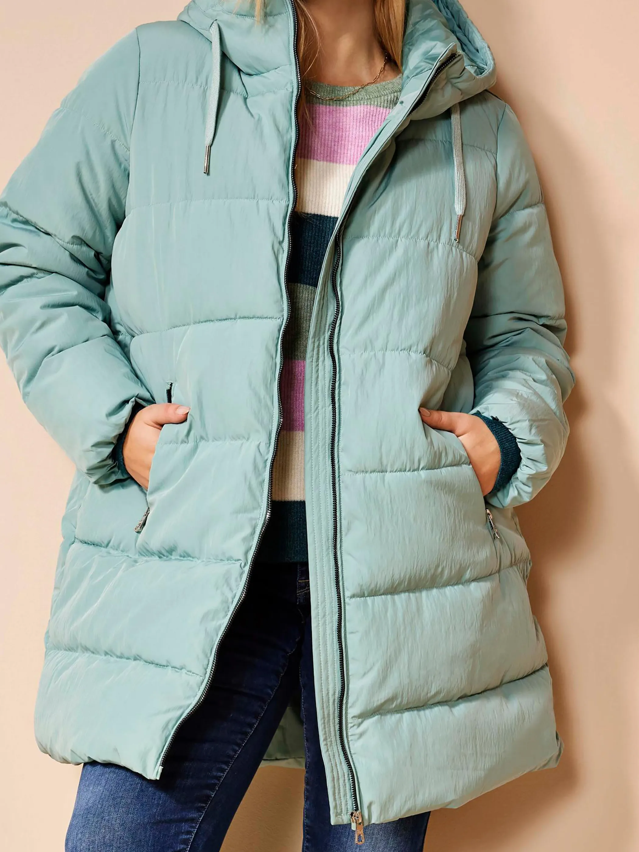 Only Carmakoma 15233009 CARDOLLY LONG PUFFER Blau 866805 205311 2