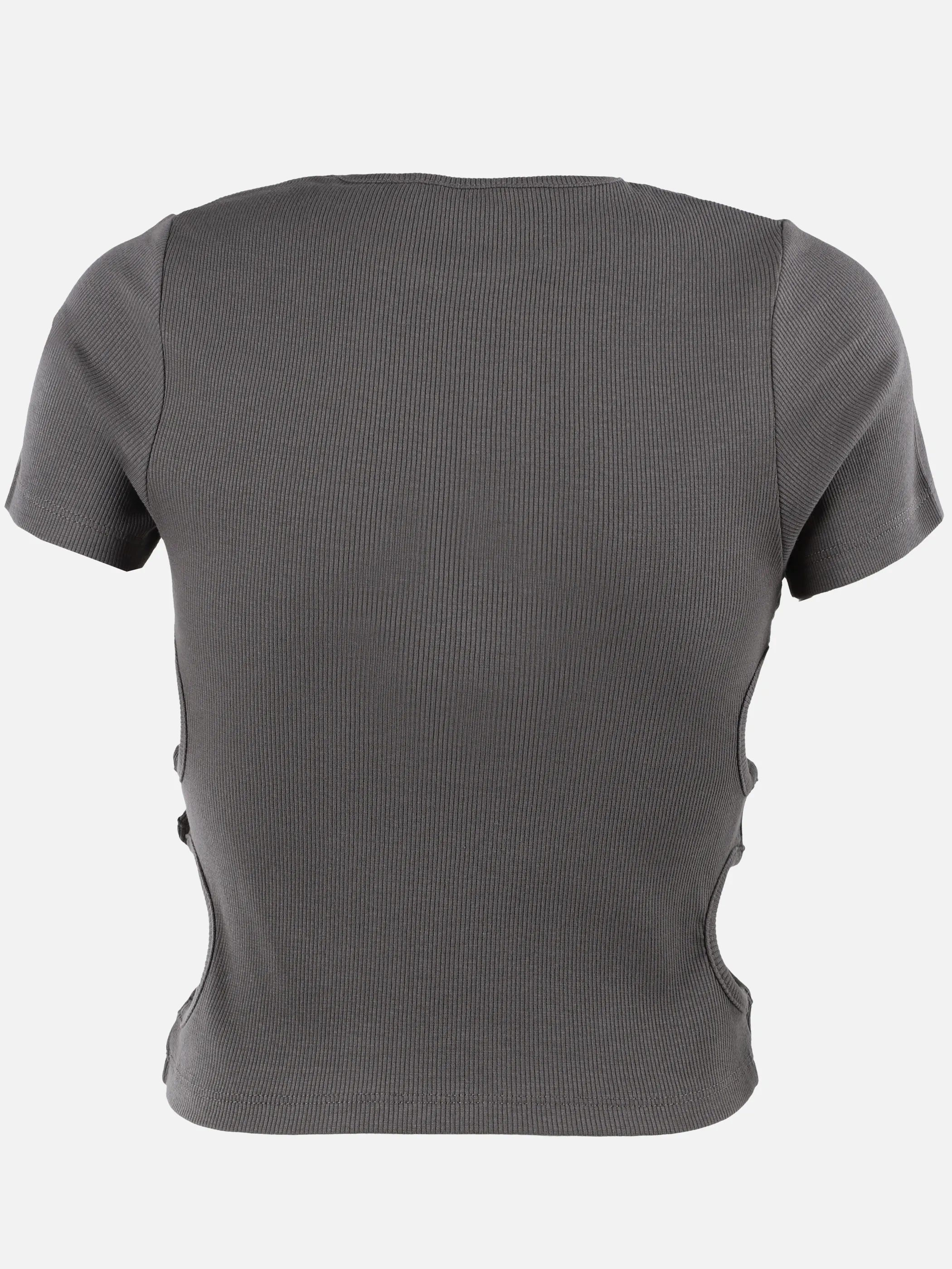 One Way JM Cut-out T-Shirt in dunkelgrau Grau 907397 DUNKELGRAU 2