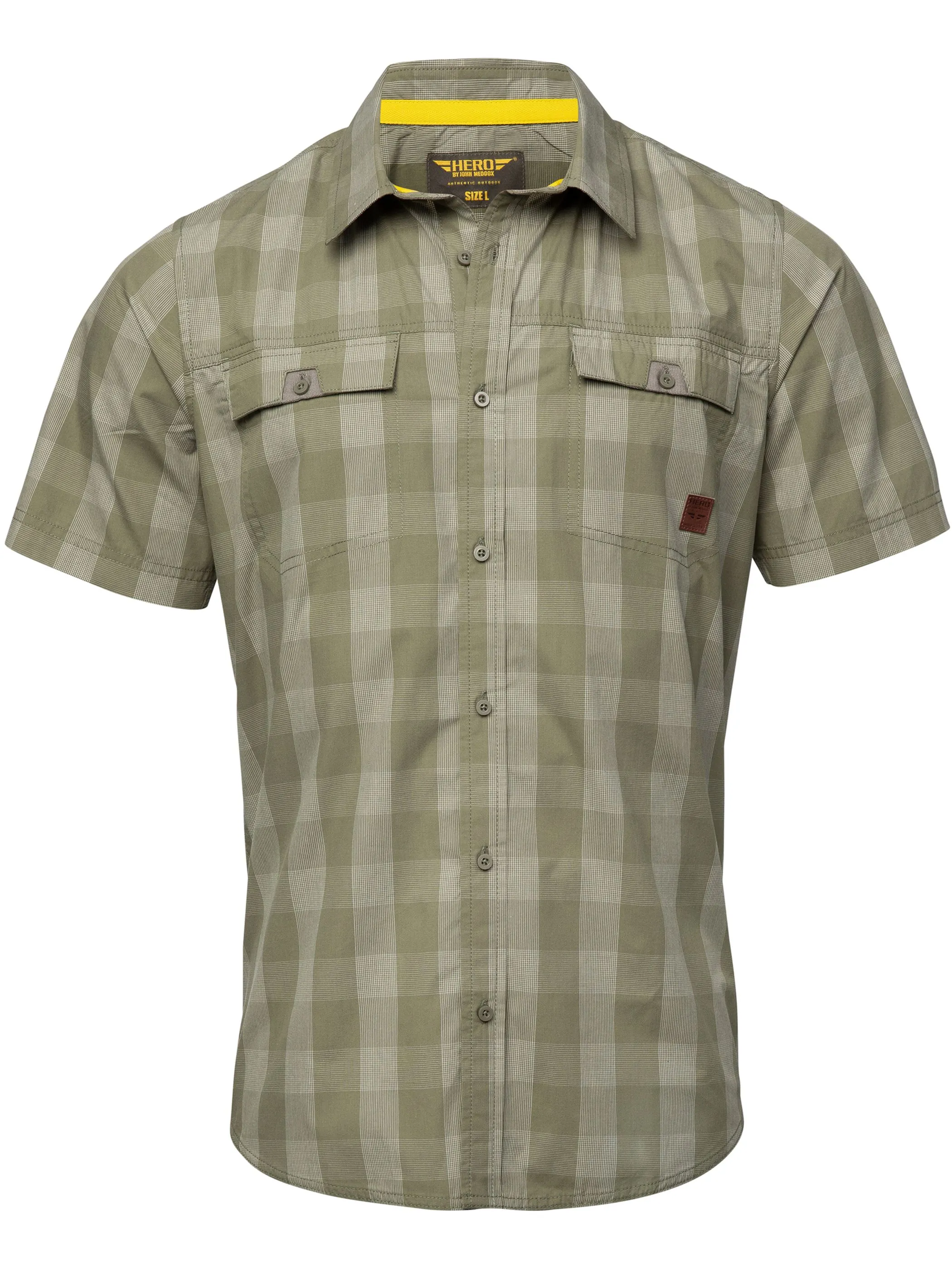 HERO by John Medoox 73110740009439 He-Hemd, Oliv 913871 9439 5