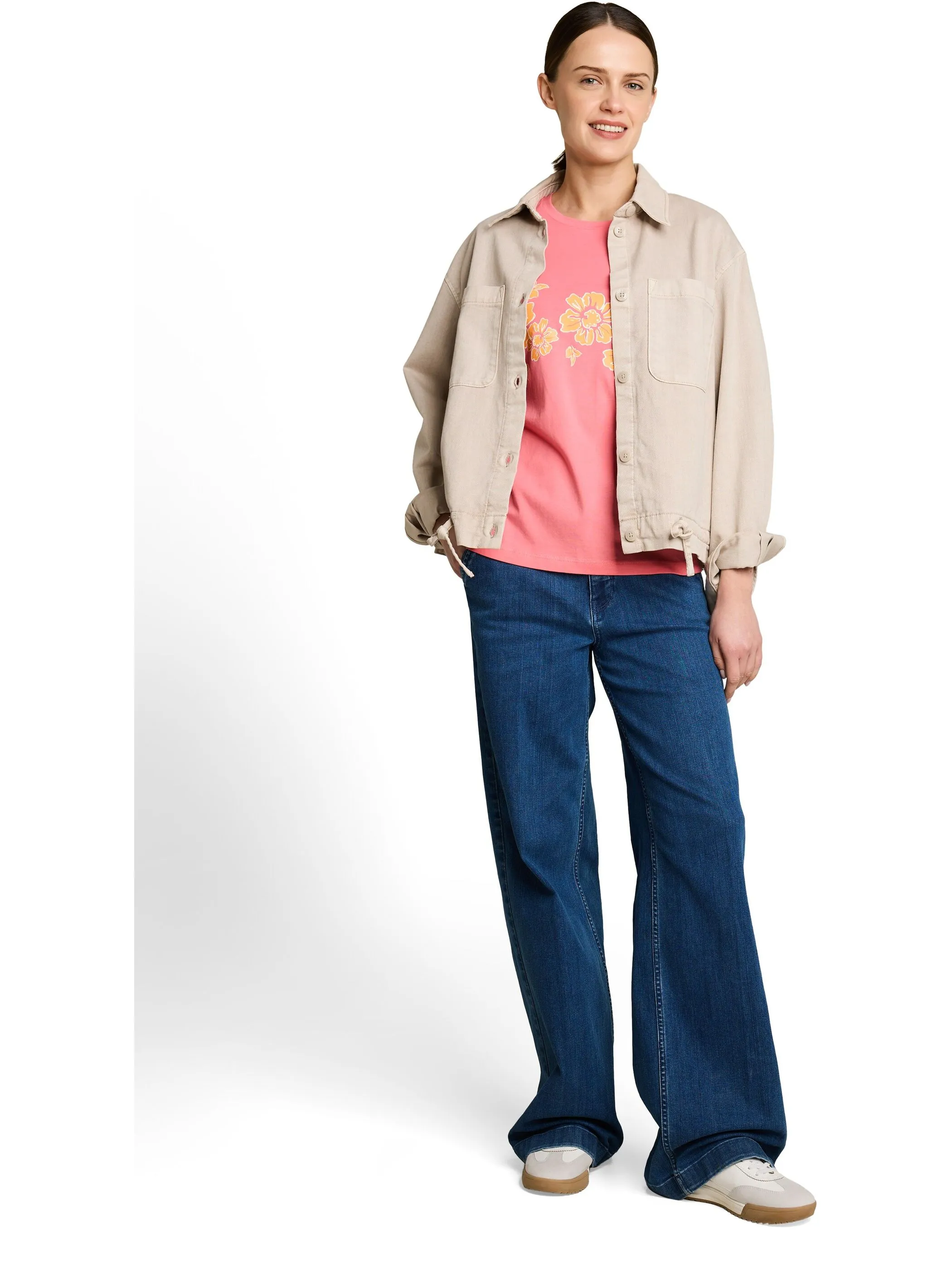 Tom Tailor 1051217 T-Shirt basic with print Pink 926010 40506 4