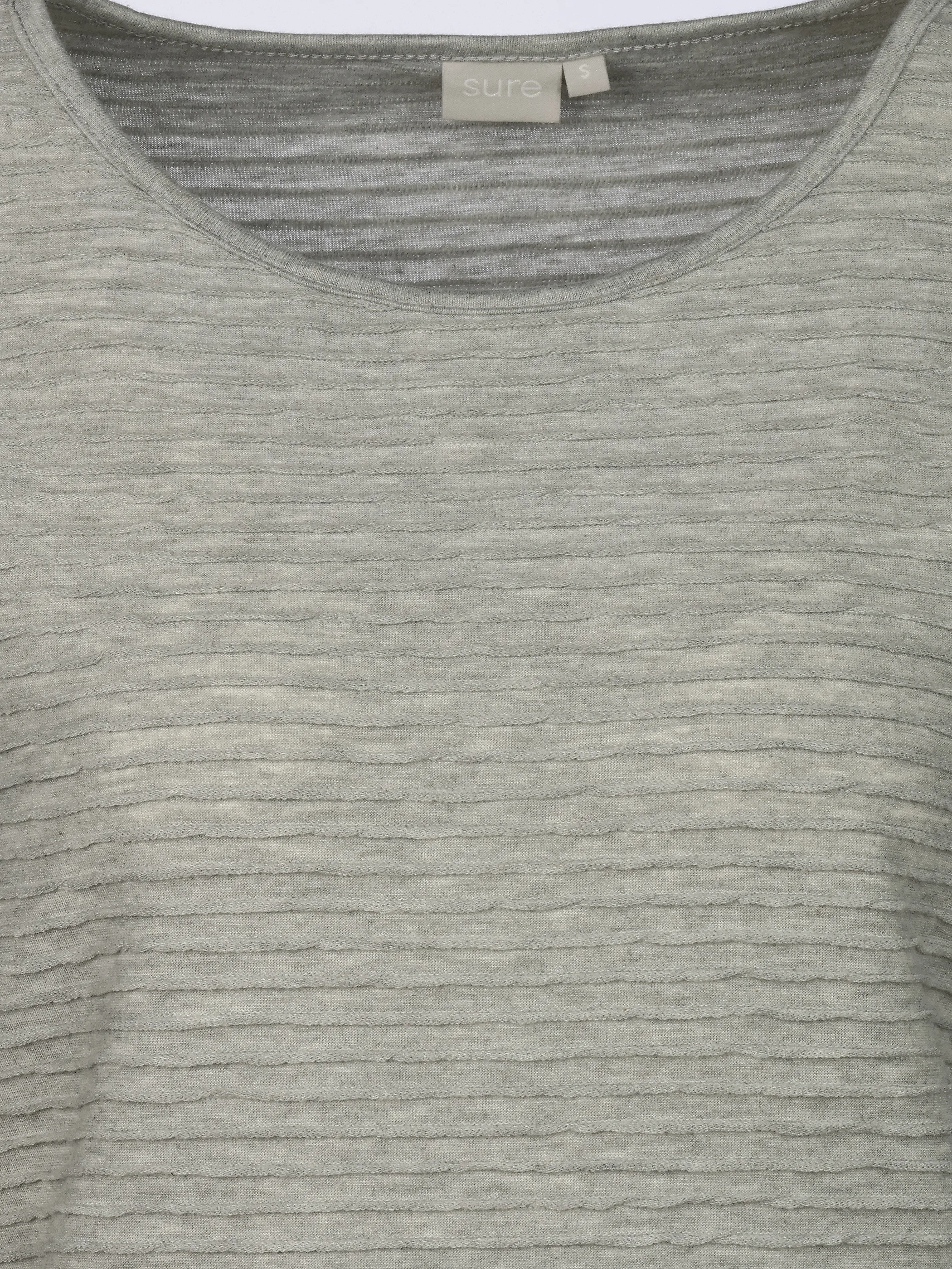 Sure Da-Struktur-Shirt Grau 913112 SILBERMEL 3