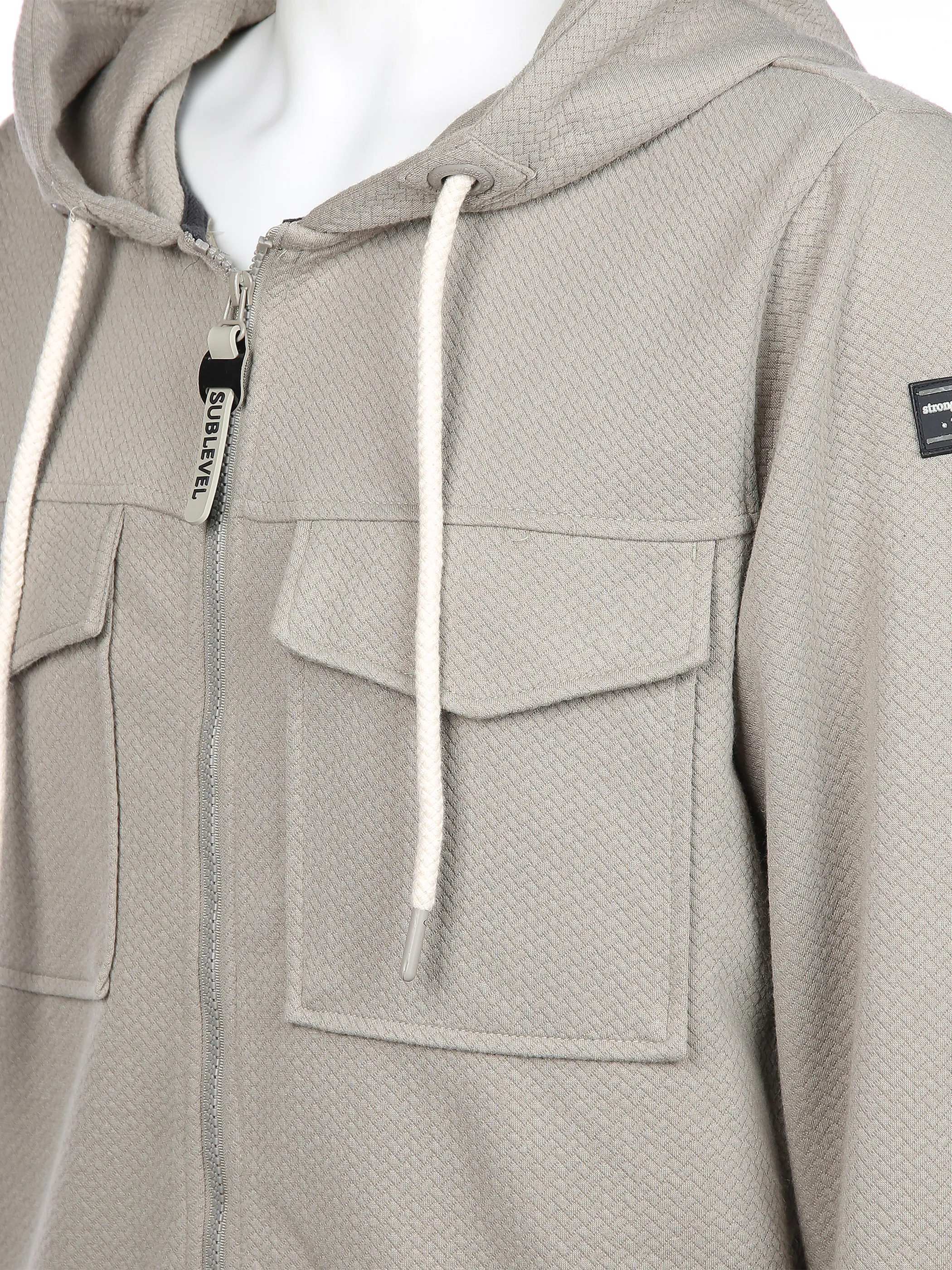 Sublevel YF-He-Sweatjacke Grau 861745 GRAU 3