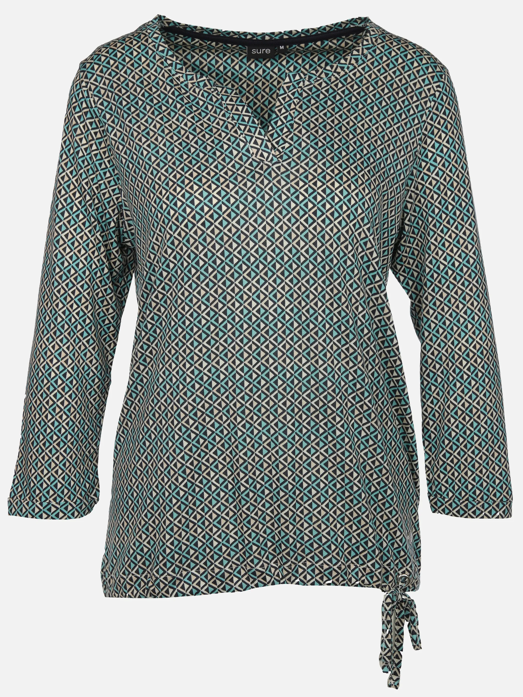 Sure Da-Shirt m. Print Blau 912841 BLUE 1
