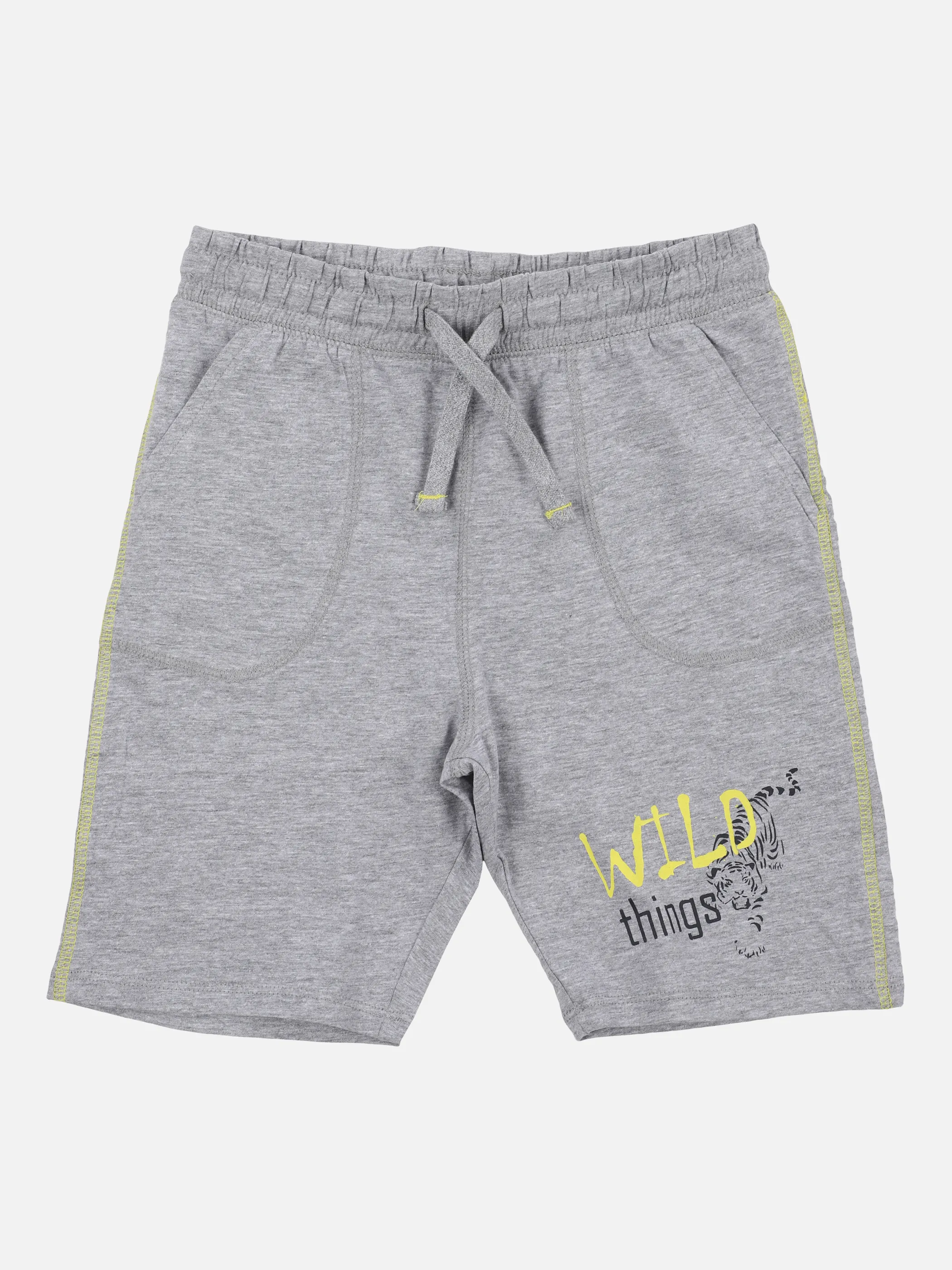 Stop + Go MB Shorts in grau melange mit Grau 865609 GRAU MEL. 1