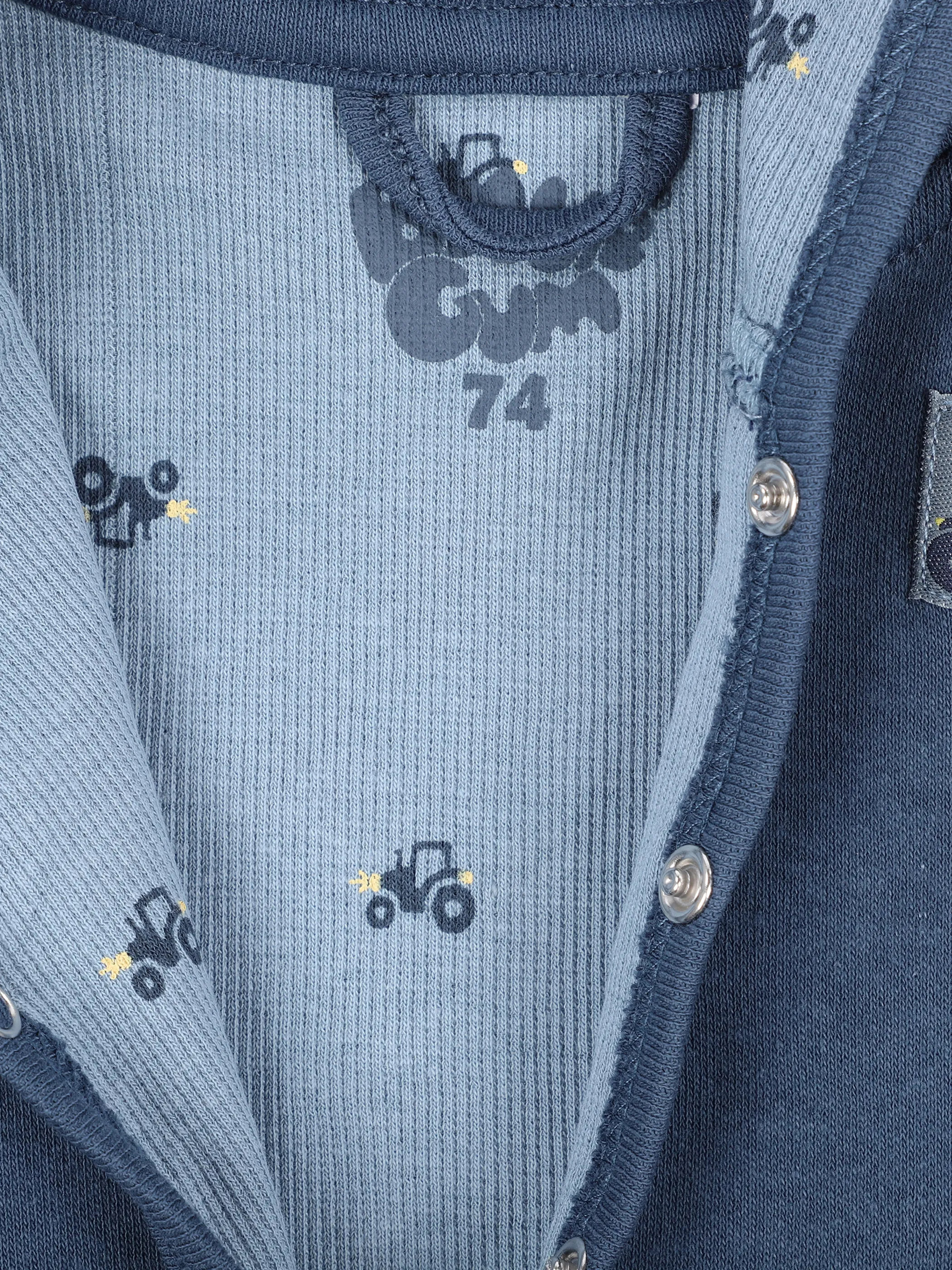 Bubble Gum BB Hoodie Jacke in blau mit Blau 871180 BLAU 3 Bubble Gum BB Hoodie Jacke in blau mit Blau 871180 BLAU 3