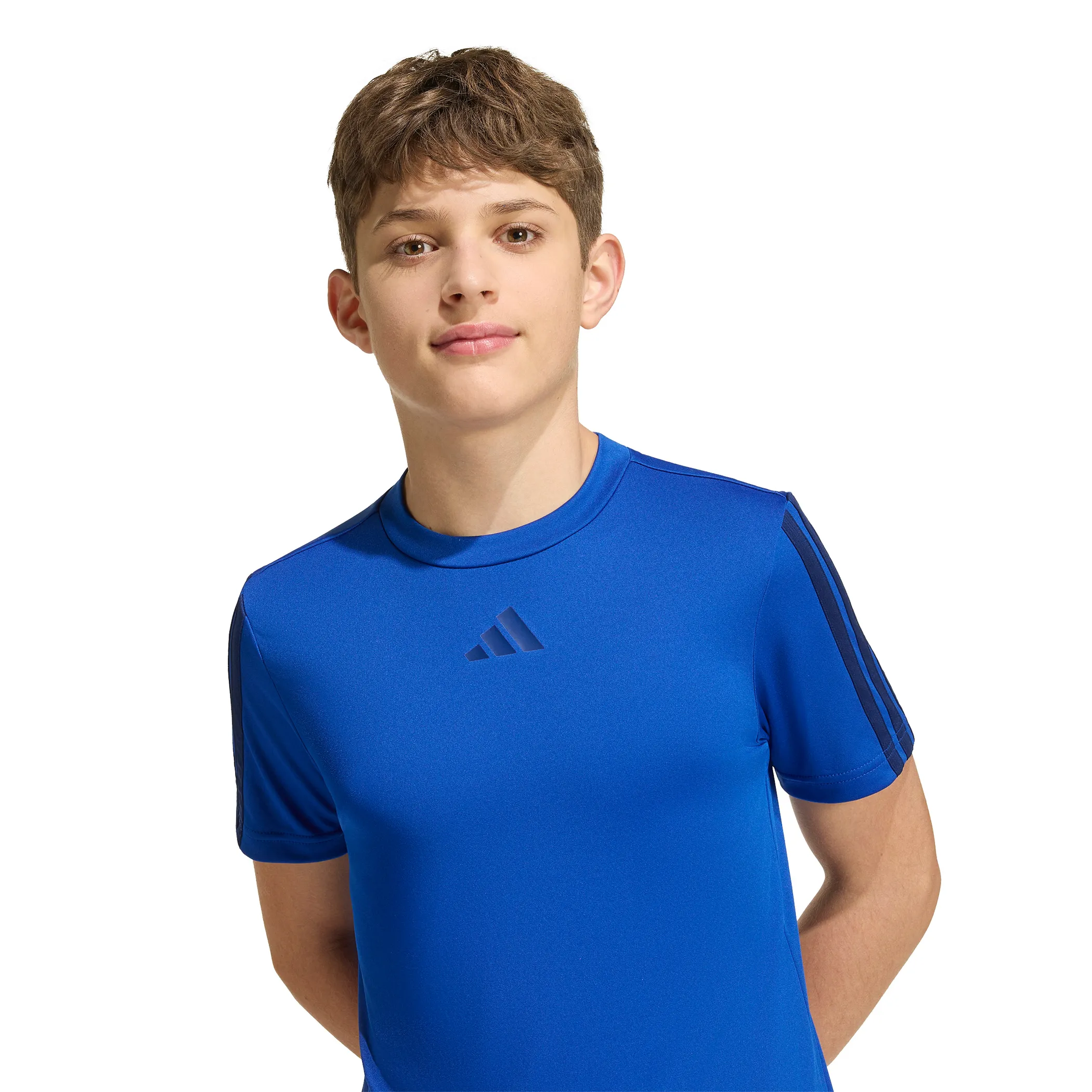 Adidas KT1718 TB-T-Shirt TRAIN ESS 3S Blau 929532 000 5