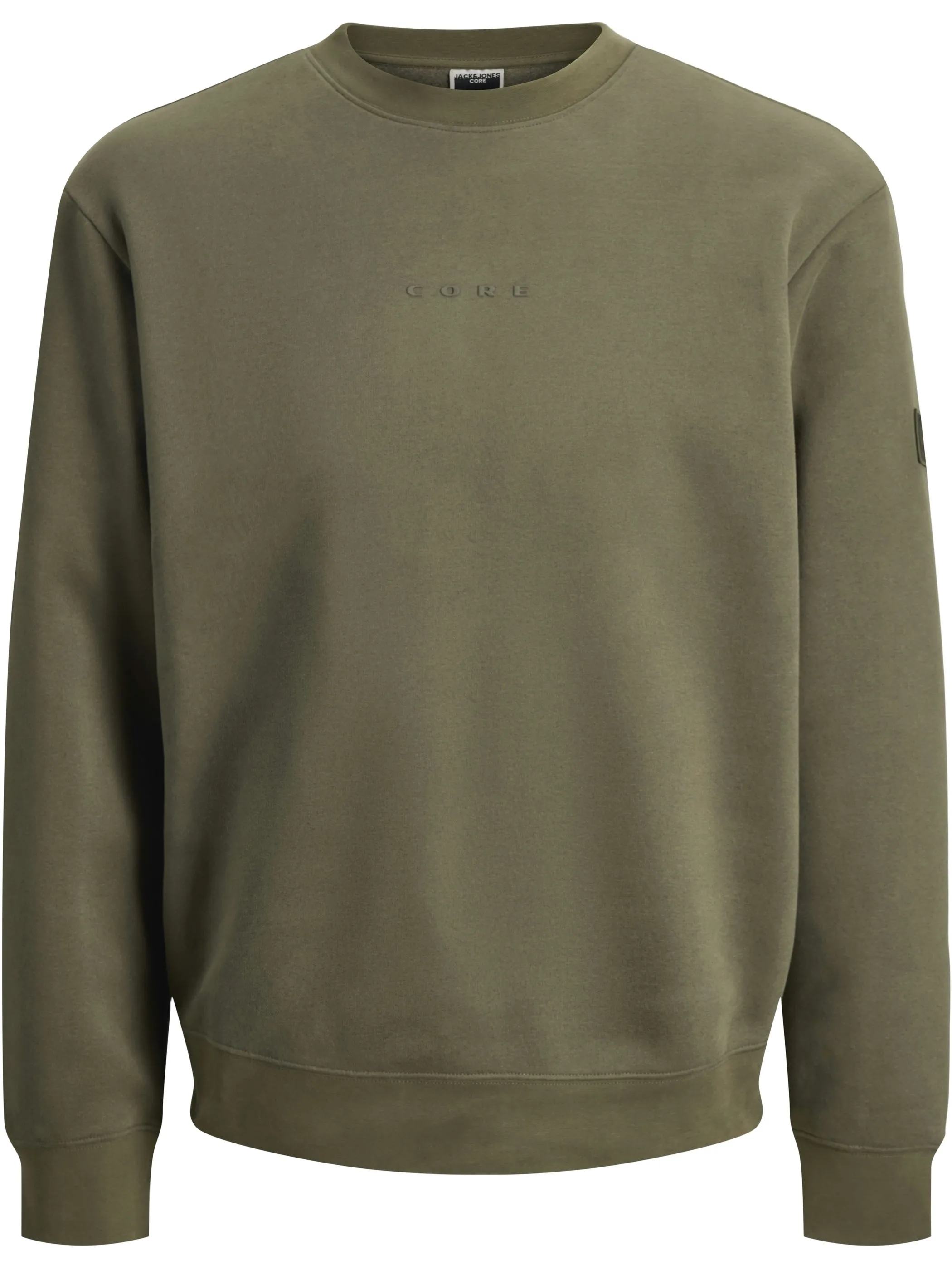 Jack Jones 12285667 JCOPOINT SWEAT BADGE Grün 917832 176026 1