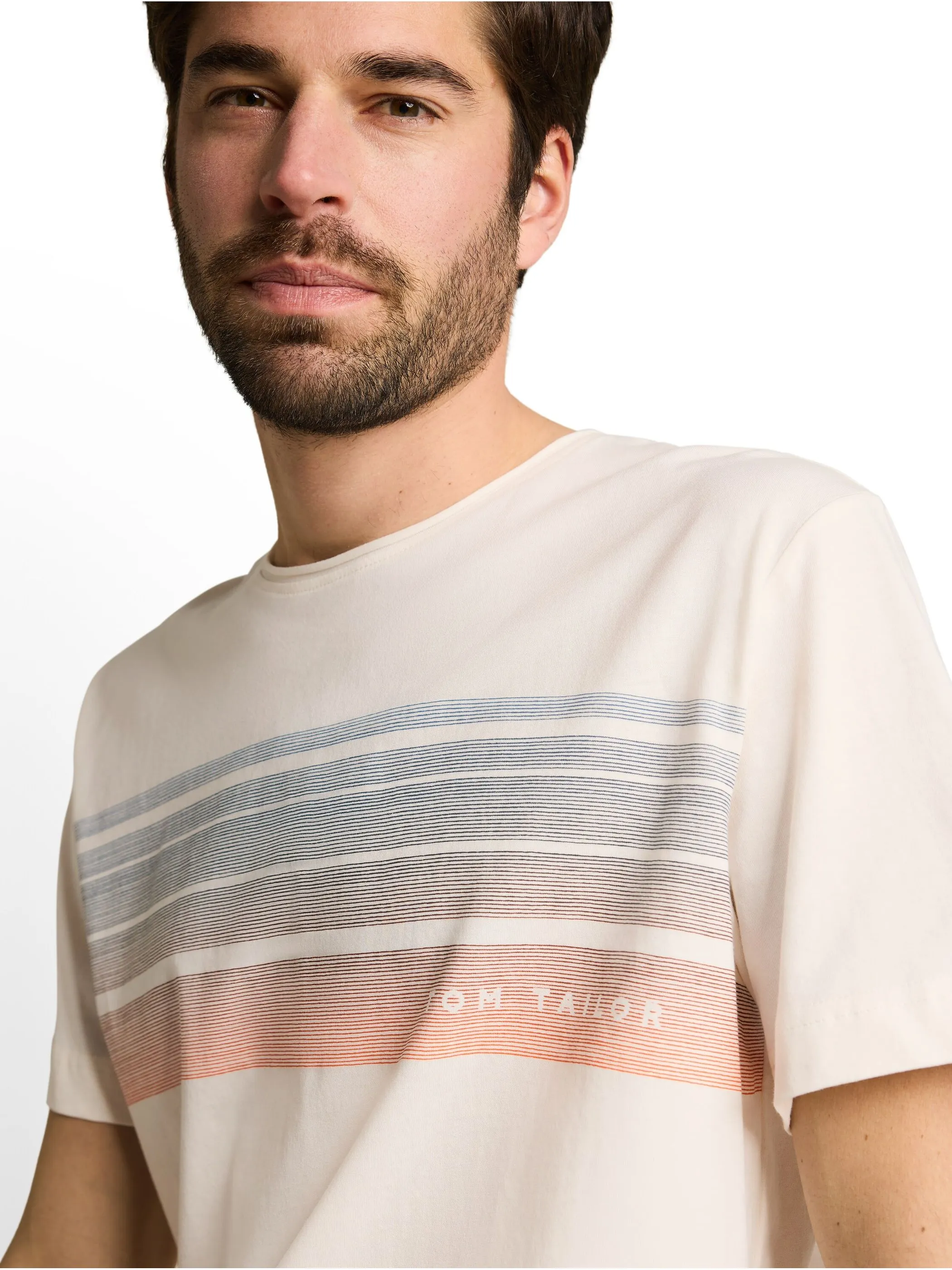 Tom Tailor 1052133 printed t-shirt Weiß 926464 10348 3