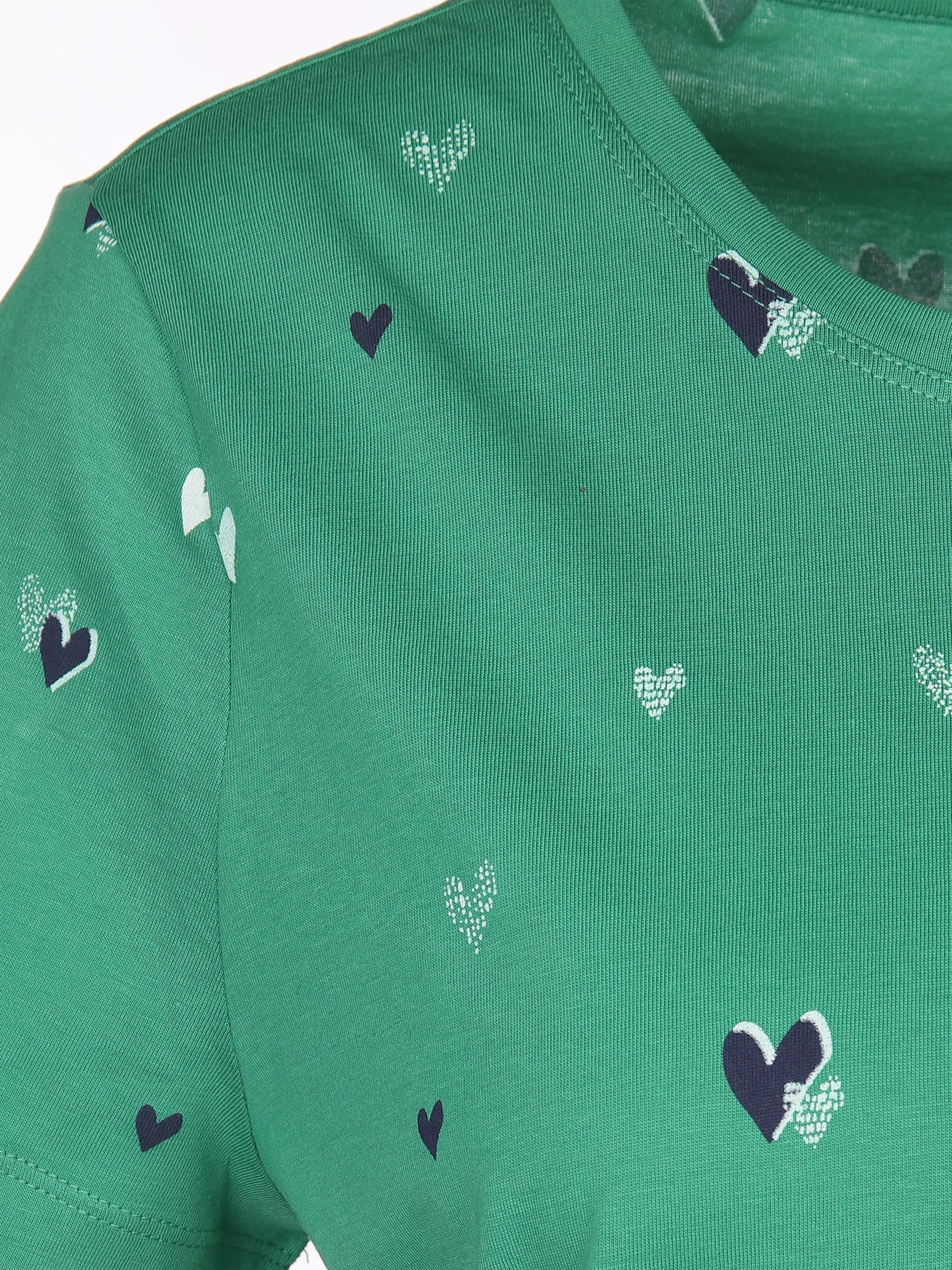 Tom Tailor 1035378 NOS T-shirt crew neck print Grün 874838 31251 3